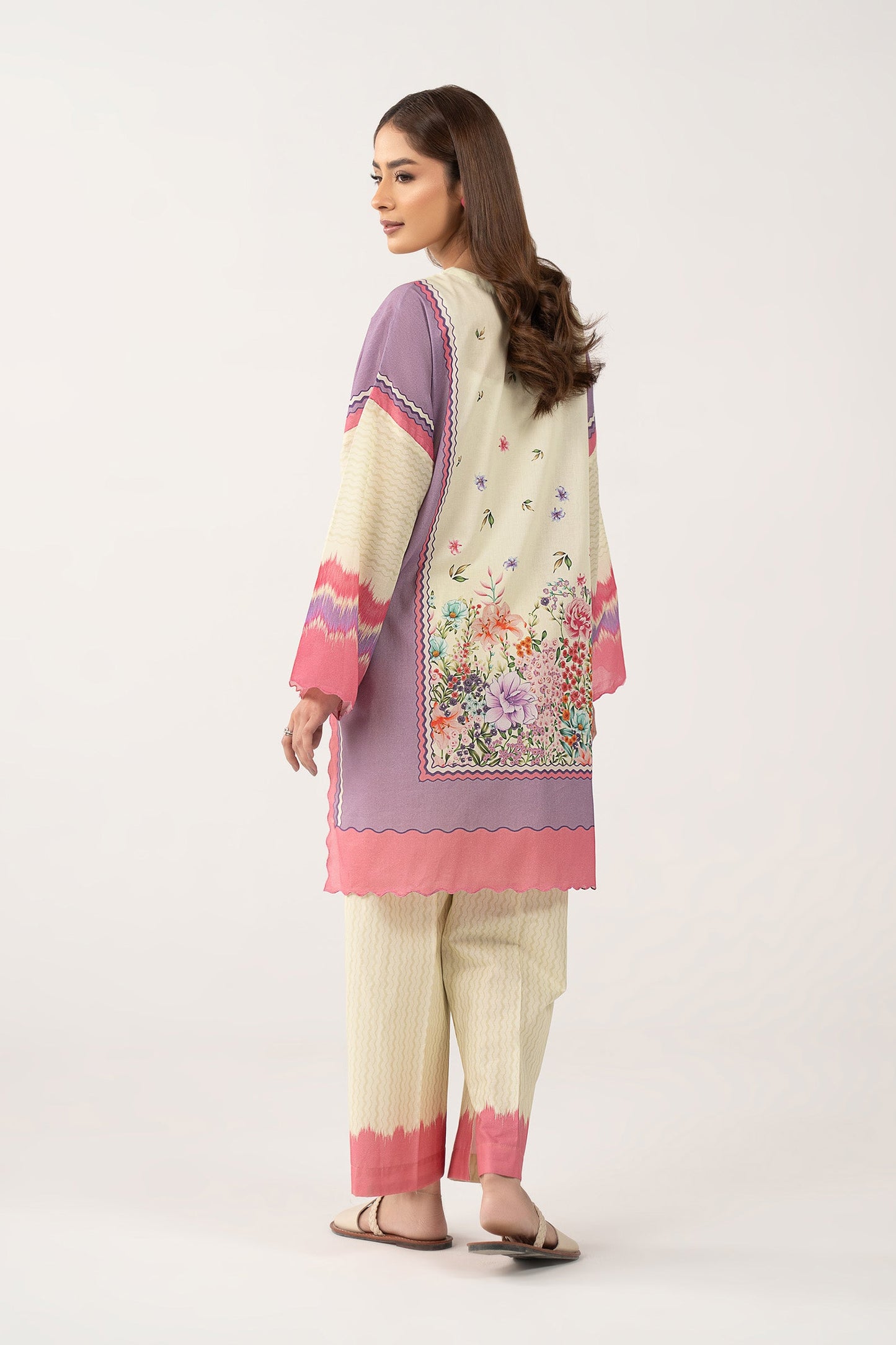 2 Pc Printed Lawn Suit
