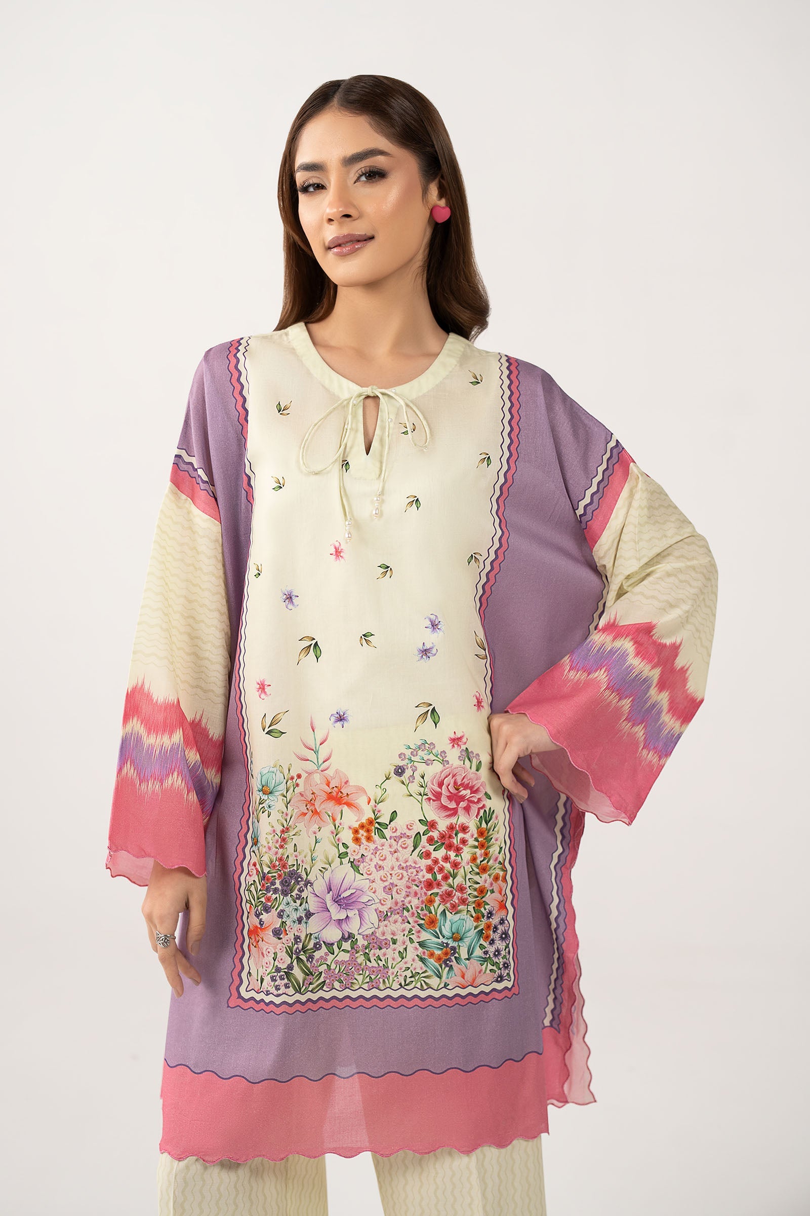 2 Pc Printed Lawn Suit