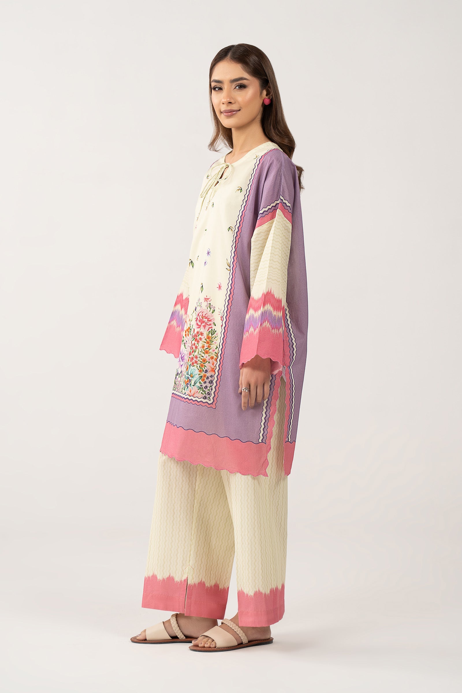 2 Pc Printed Lawn Suit