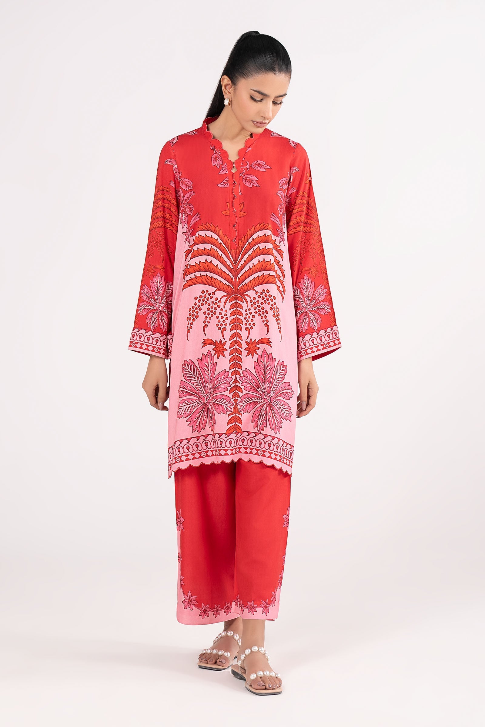 2 Pc Printed Lawn Suit