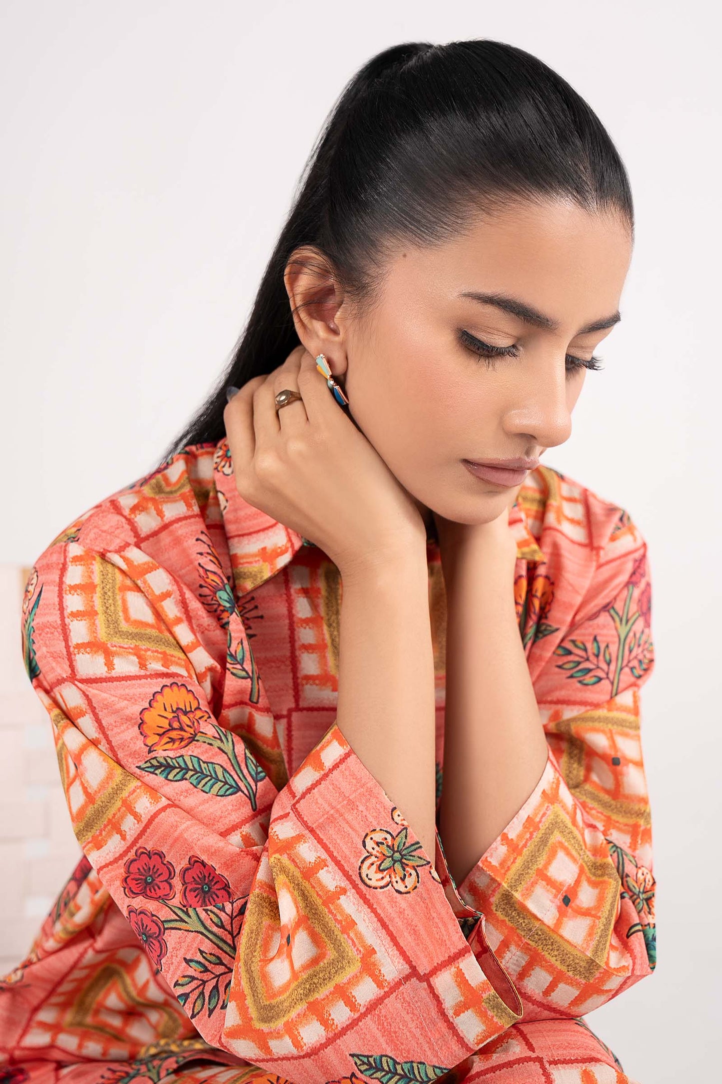 2 Pc Printed Lawn Suit