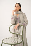 2 Pc Embroidered Arabic Lawn Suit