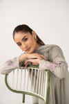2 Pc Embroidered Arabic Lawn Suit