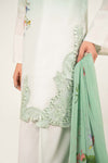 3 Pc Embroidered Paper Lawn Suit