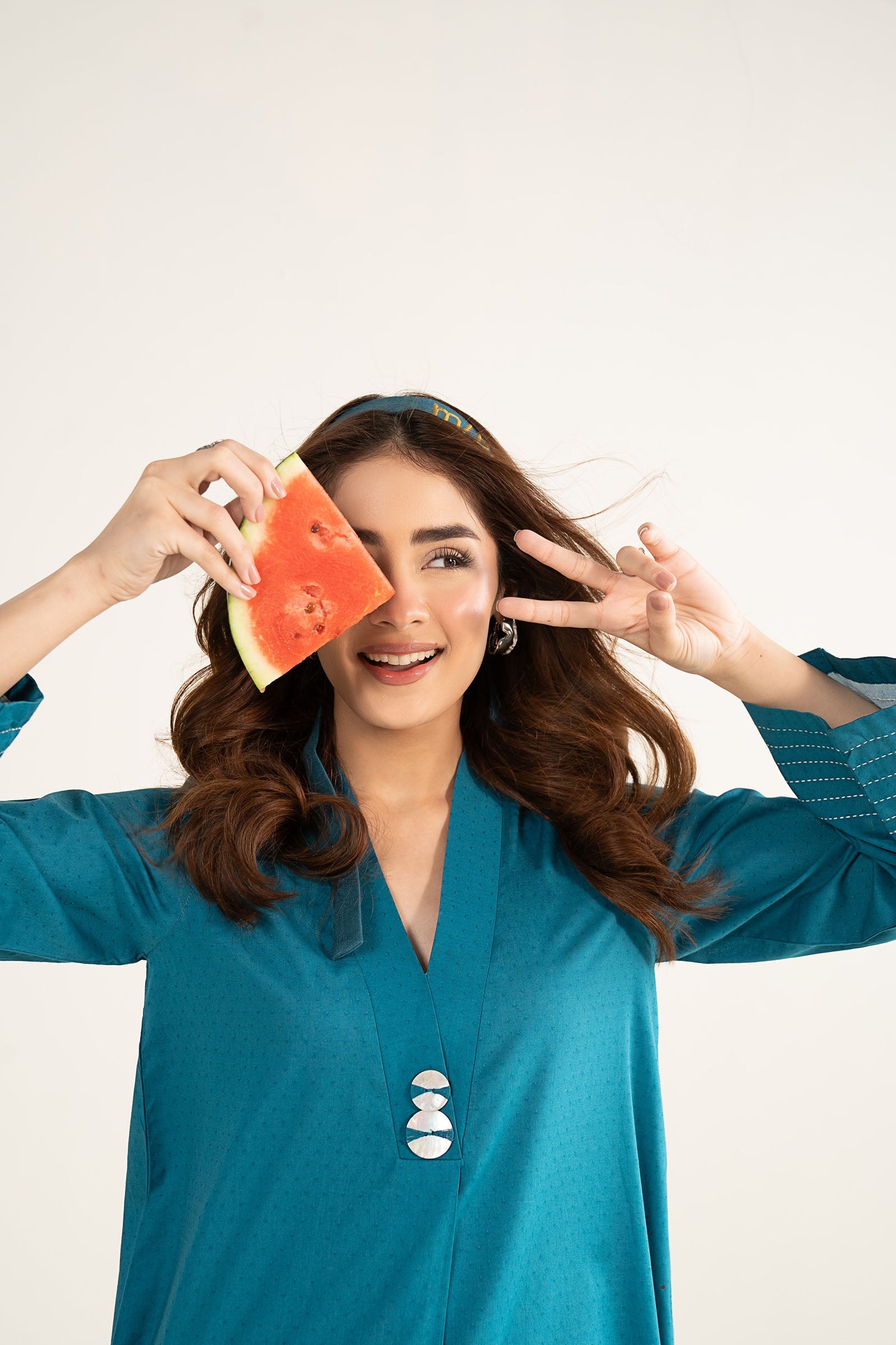 Dyed Dobby Cotton Shirt
