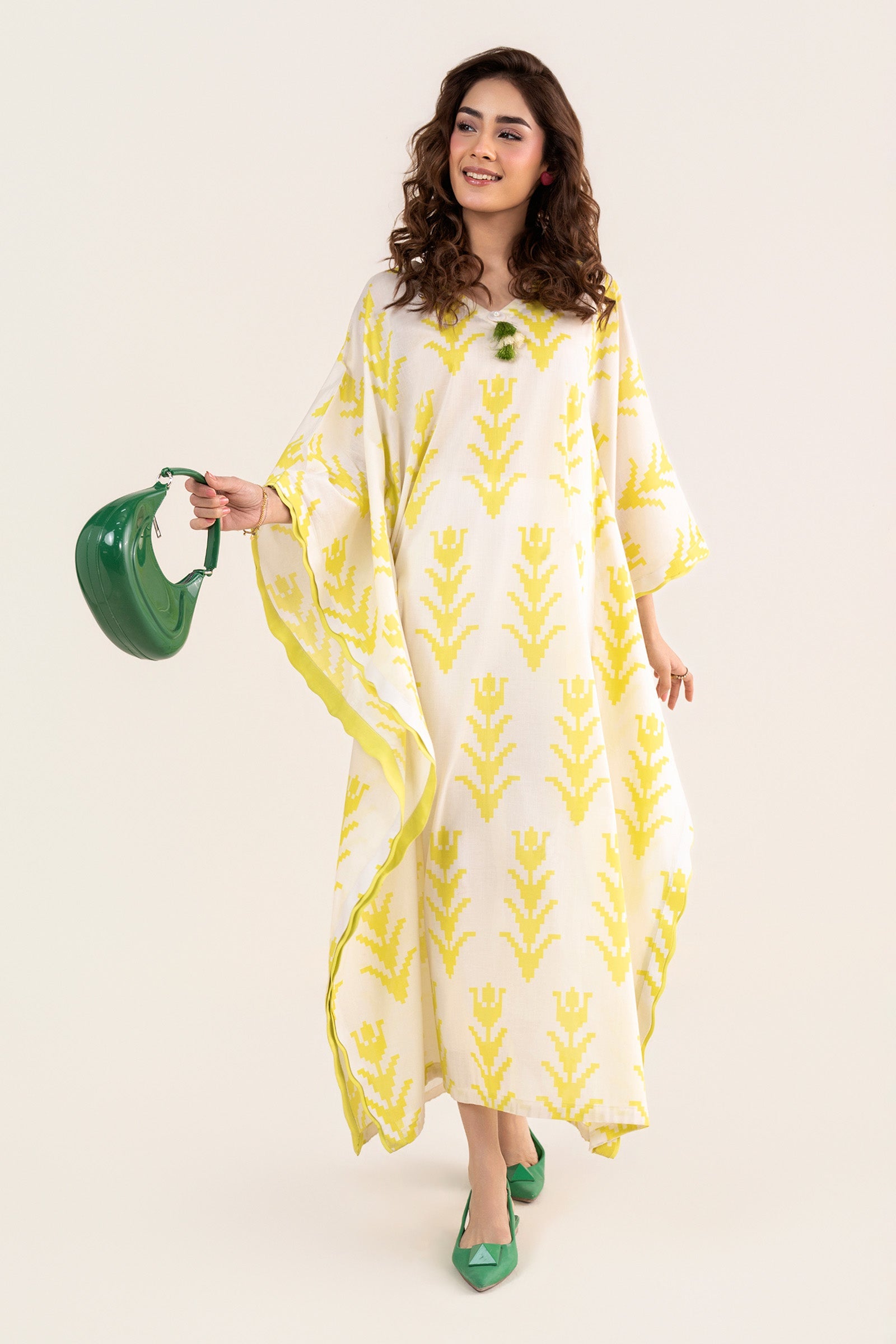 Printed Lawn Kaftan