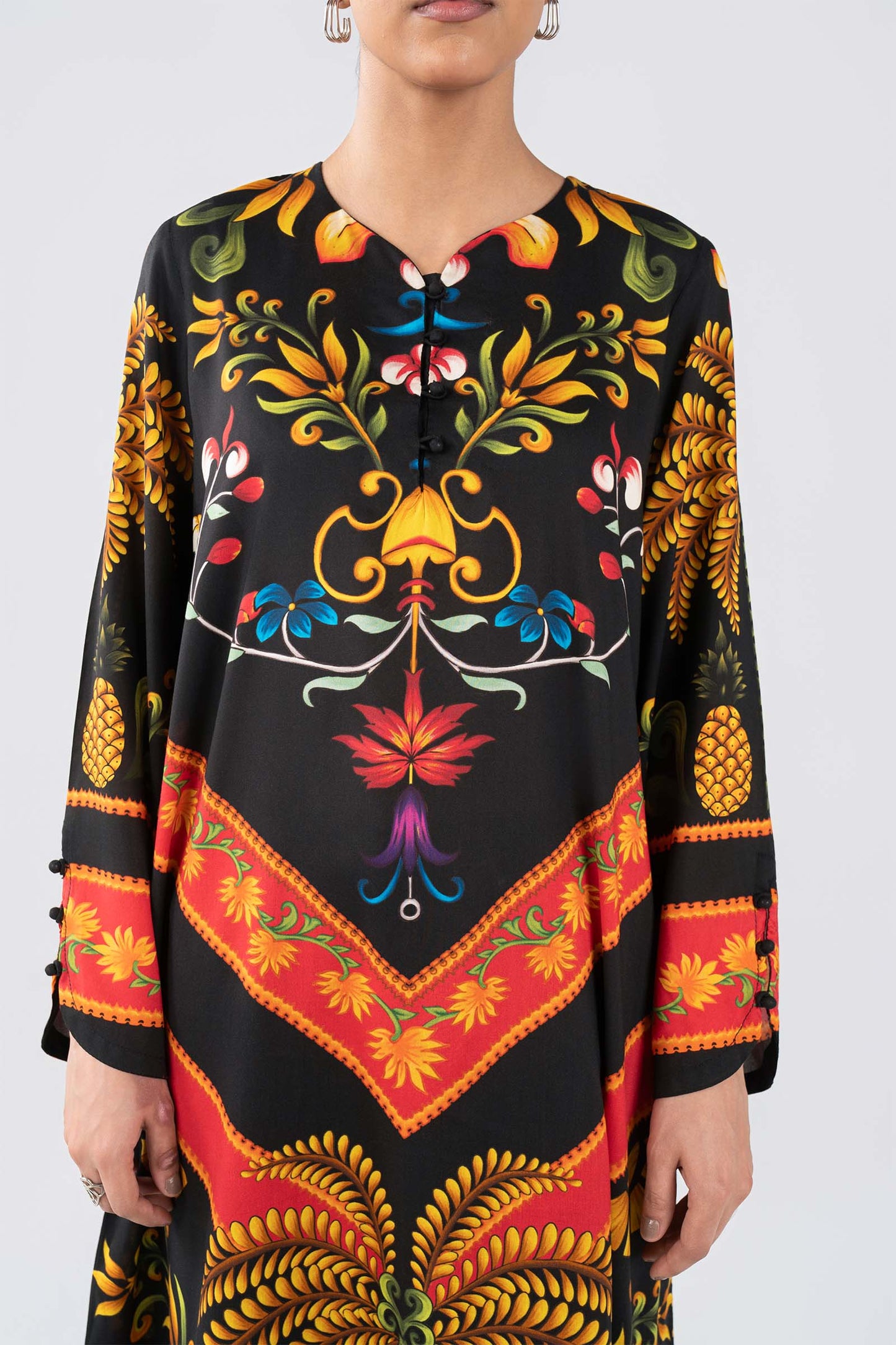 Printed Arabic Lawn Shirt