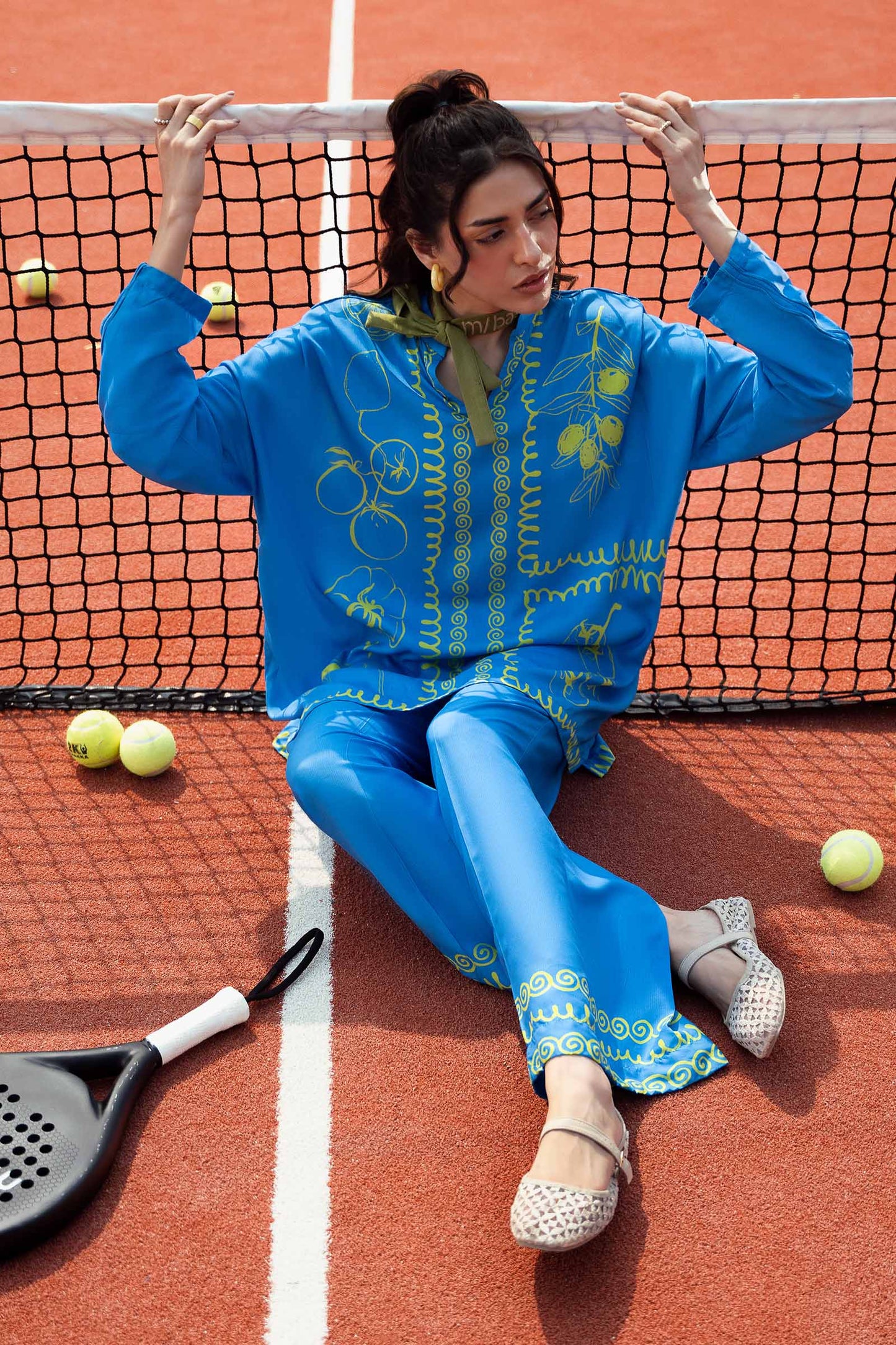 2 Pc Printed Arabic Lawn Suit