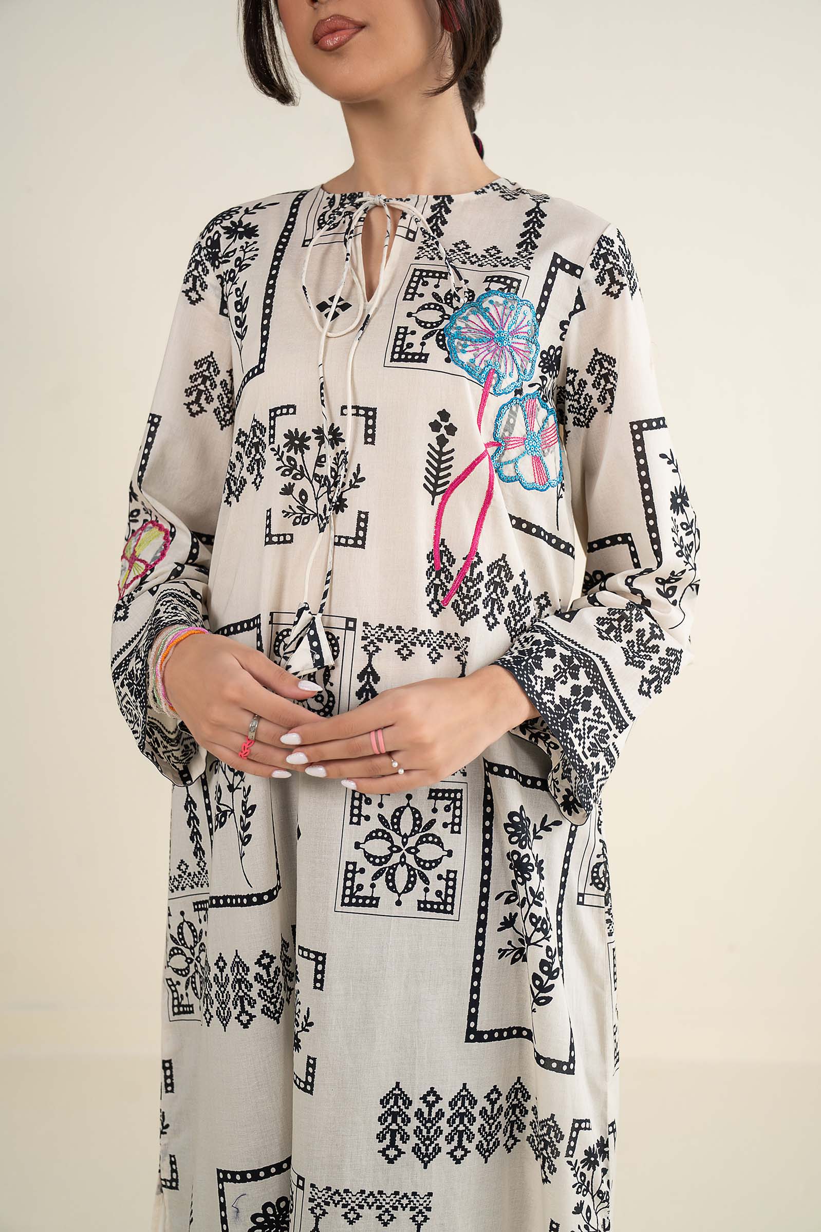 Embroidered Lawn Shirt