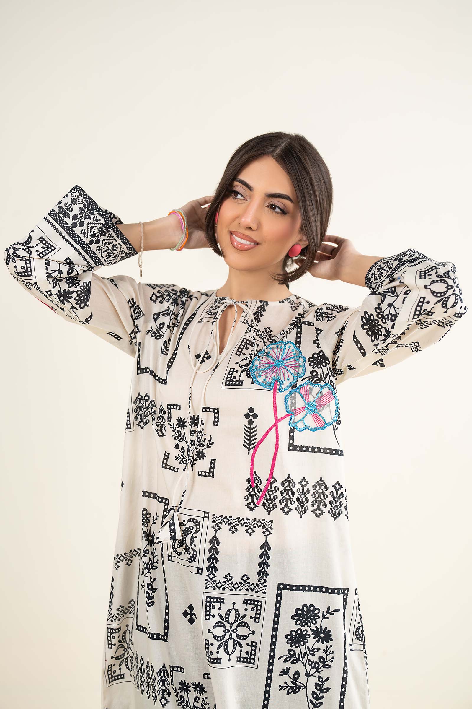 Embroidered Lawn Shirt