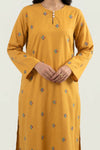 Embroidered Crosshatch Lawn Shirt