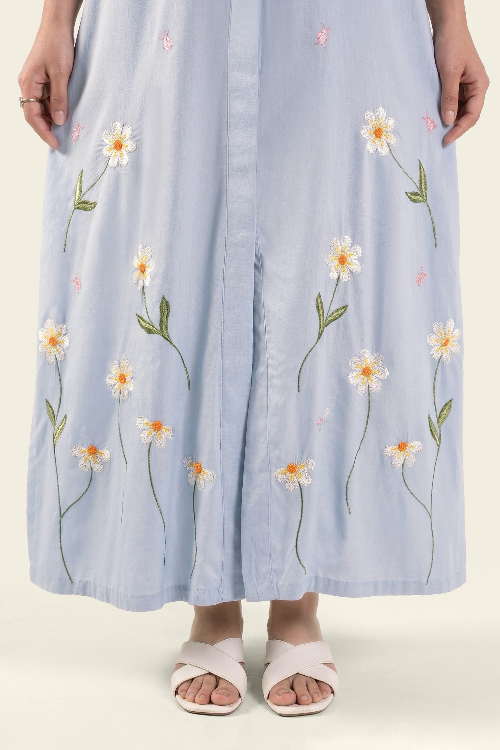 Embroidered Arabic Lawn Shirt