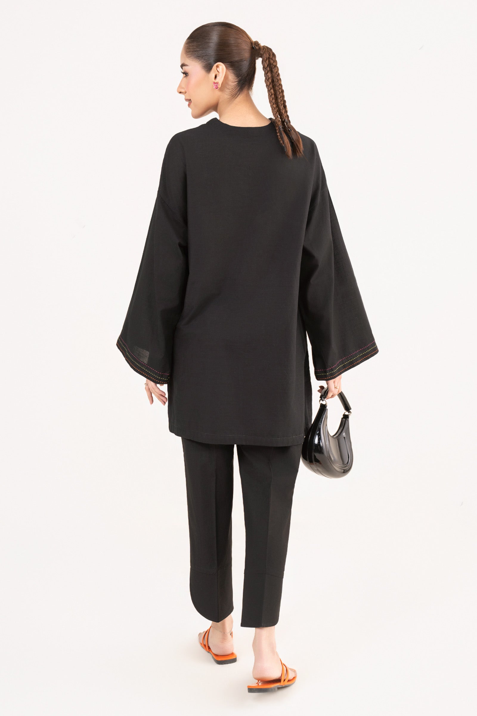 Embroidered Crosshatch Shirt