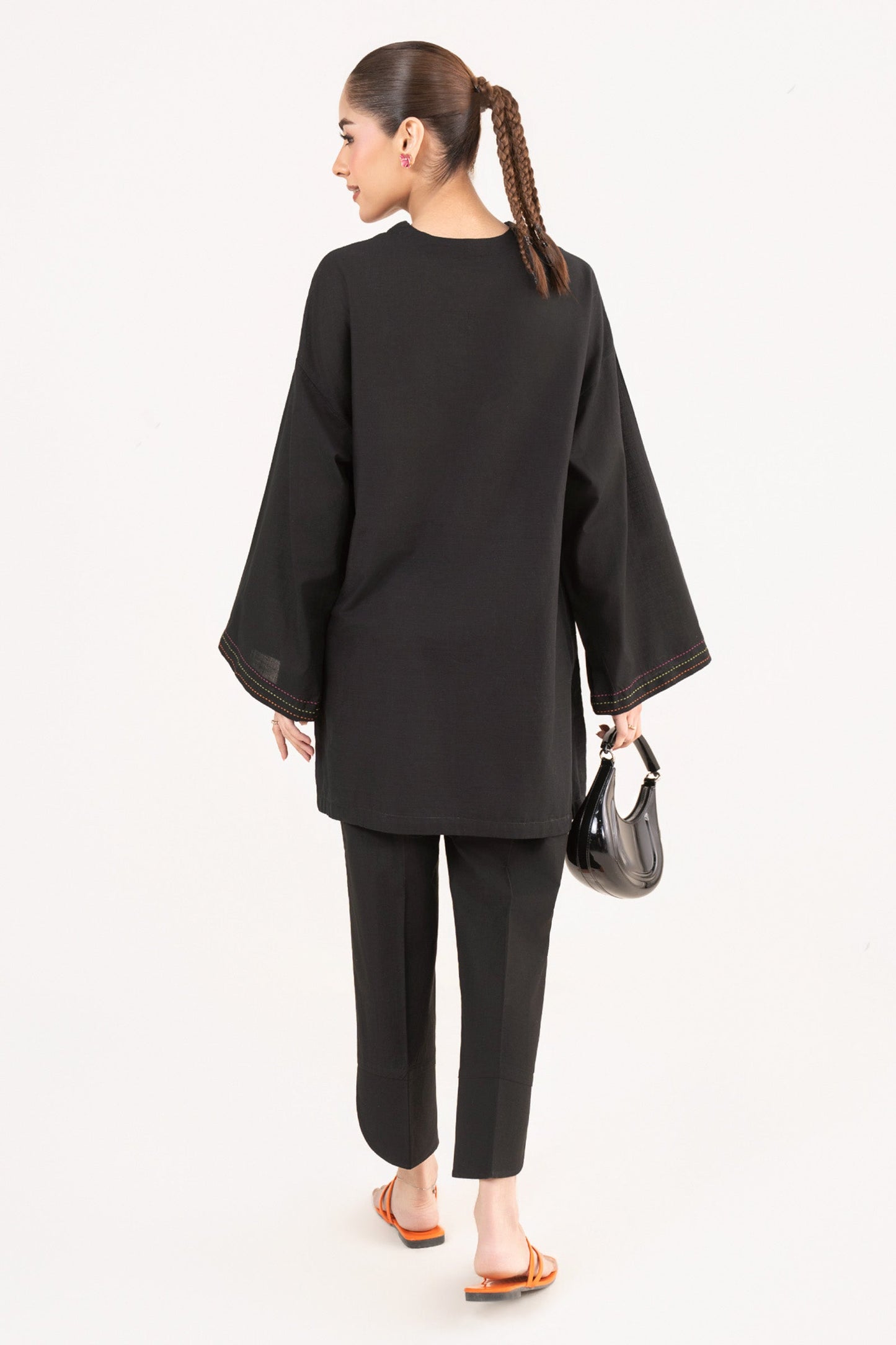 Embroidered Crosshatch Shirt