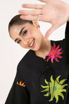 Embroidered Crosshatch Shirt