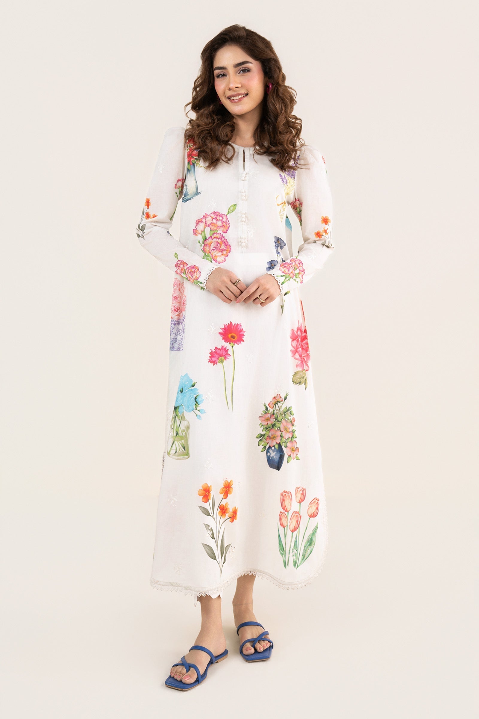 Embroidered Lawn Shirt