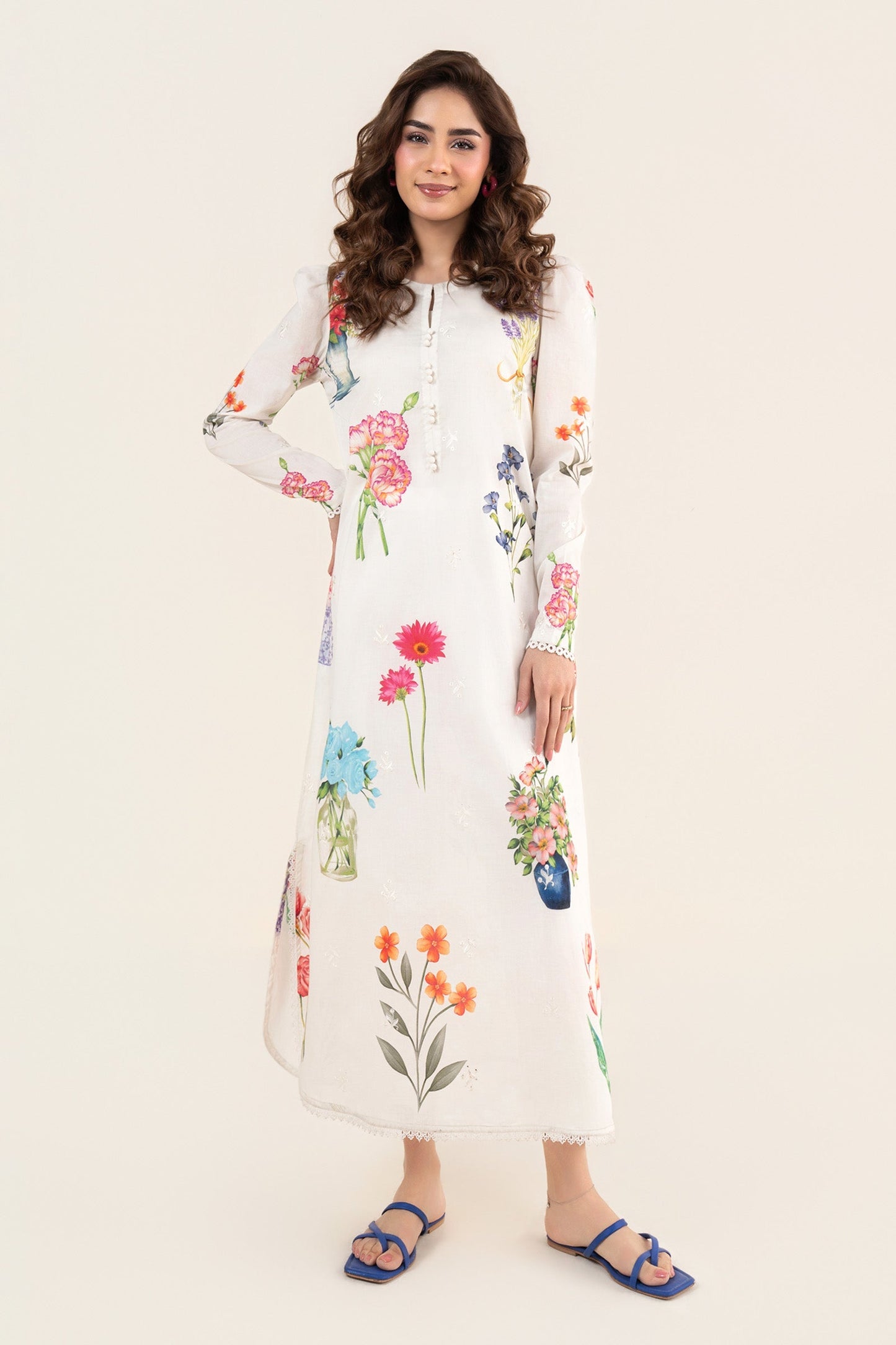 Embroidered Lawn Shirt