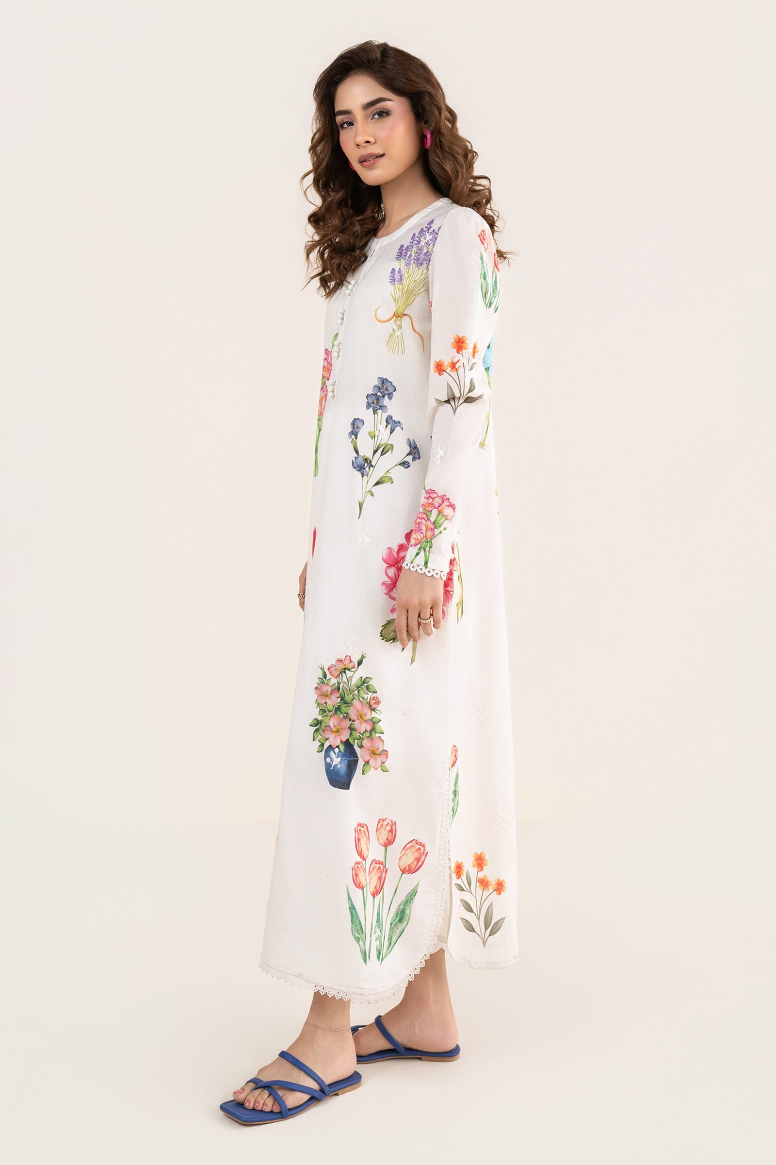 Embroidered Lawn Shirt