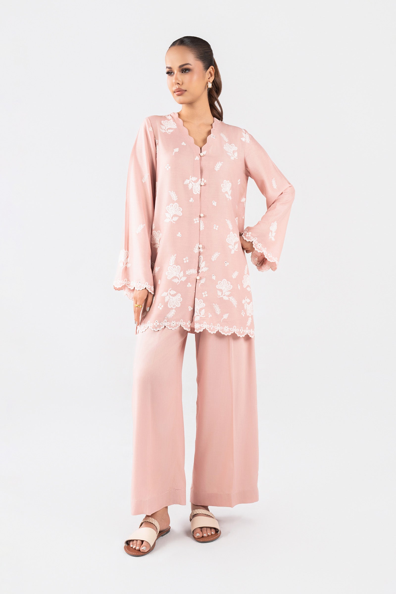 2 Pc Embroidered Lawn Suit