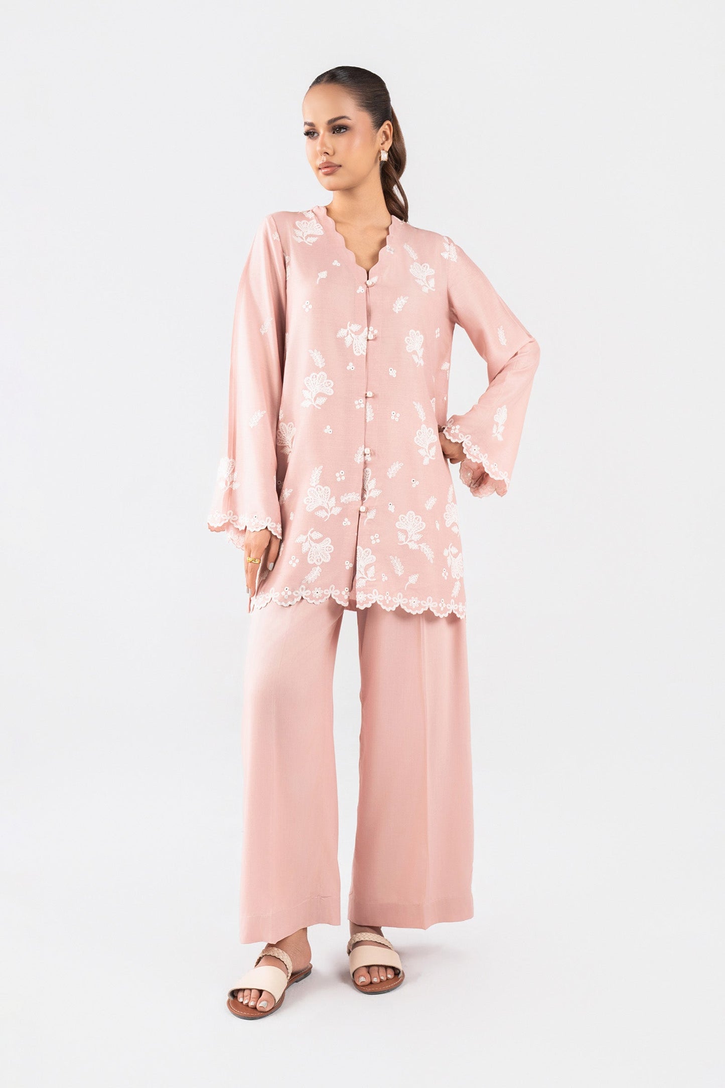 2 Pc Embroidered Lawn Suit