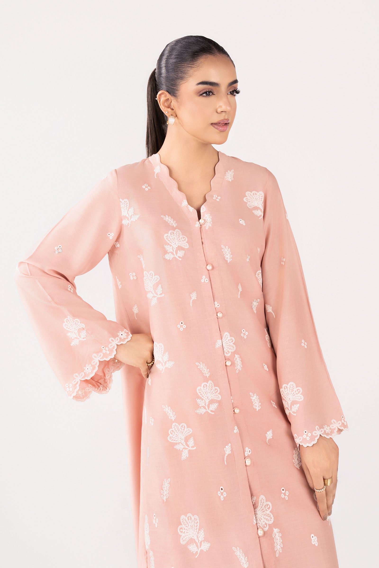 2 Pc Embroidered Lawn Suit