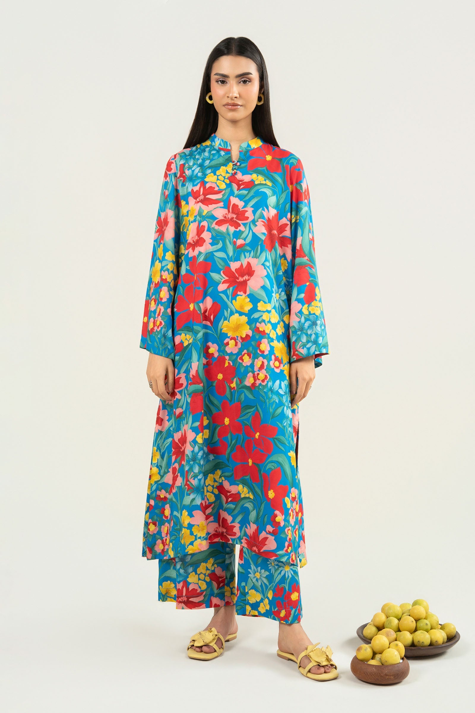 2 Pc Printed Arabic Lawn Suit