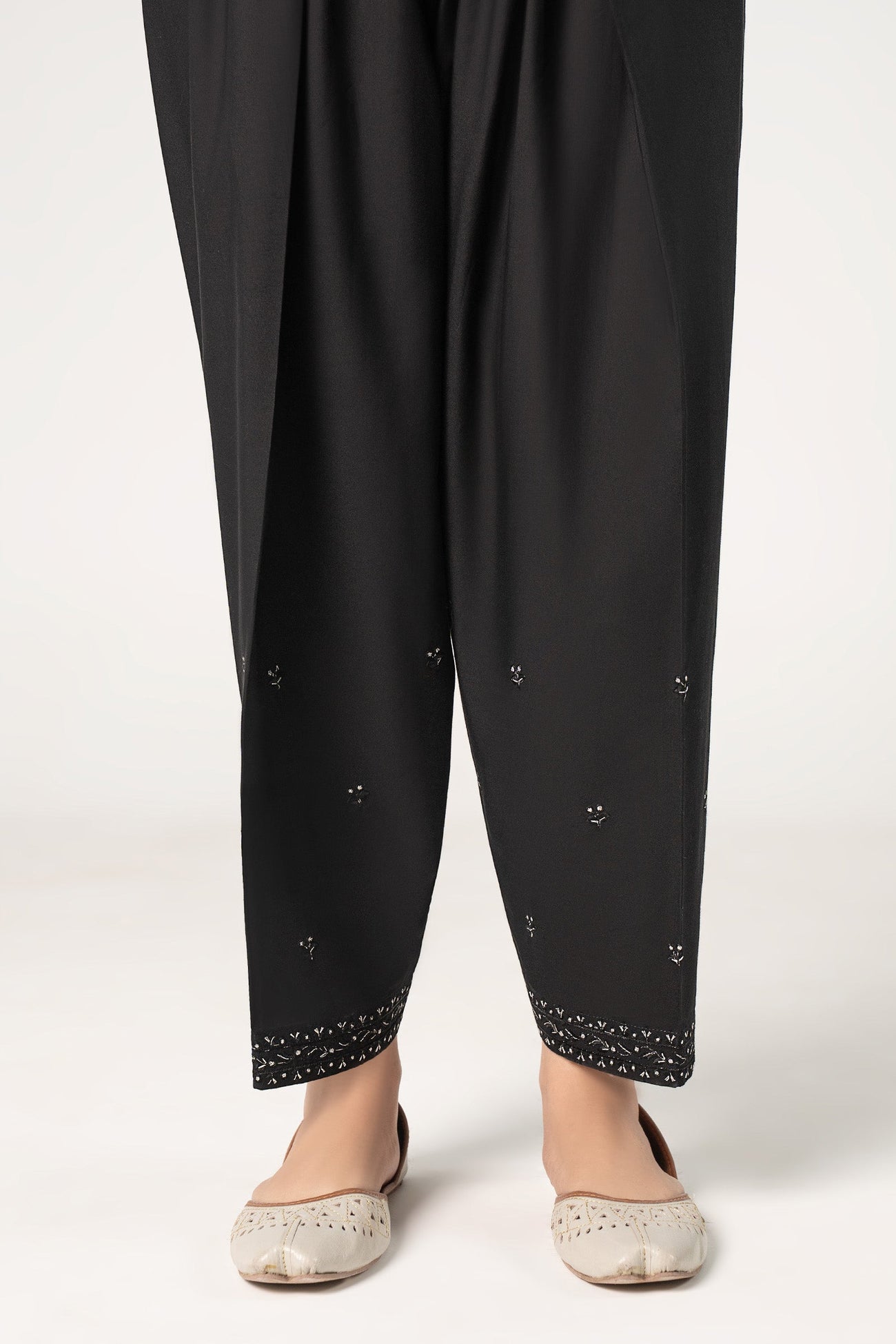 Embroidered Cambric Trouser