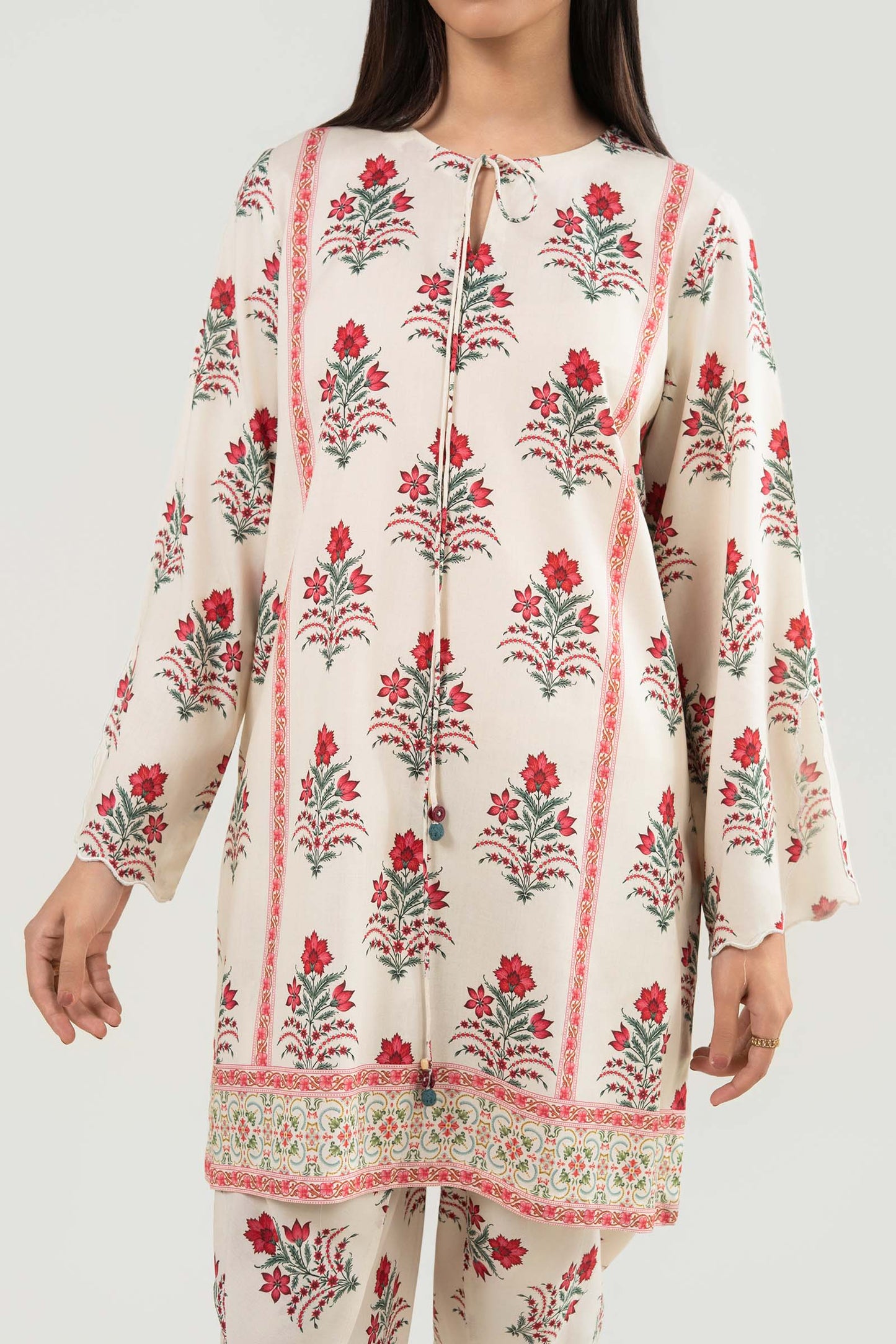 2 Pc Printed Arabic Lawn Suit