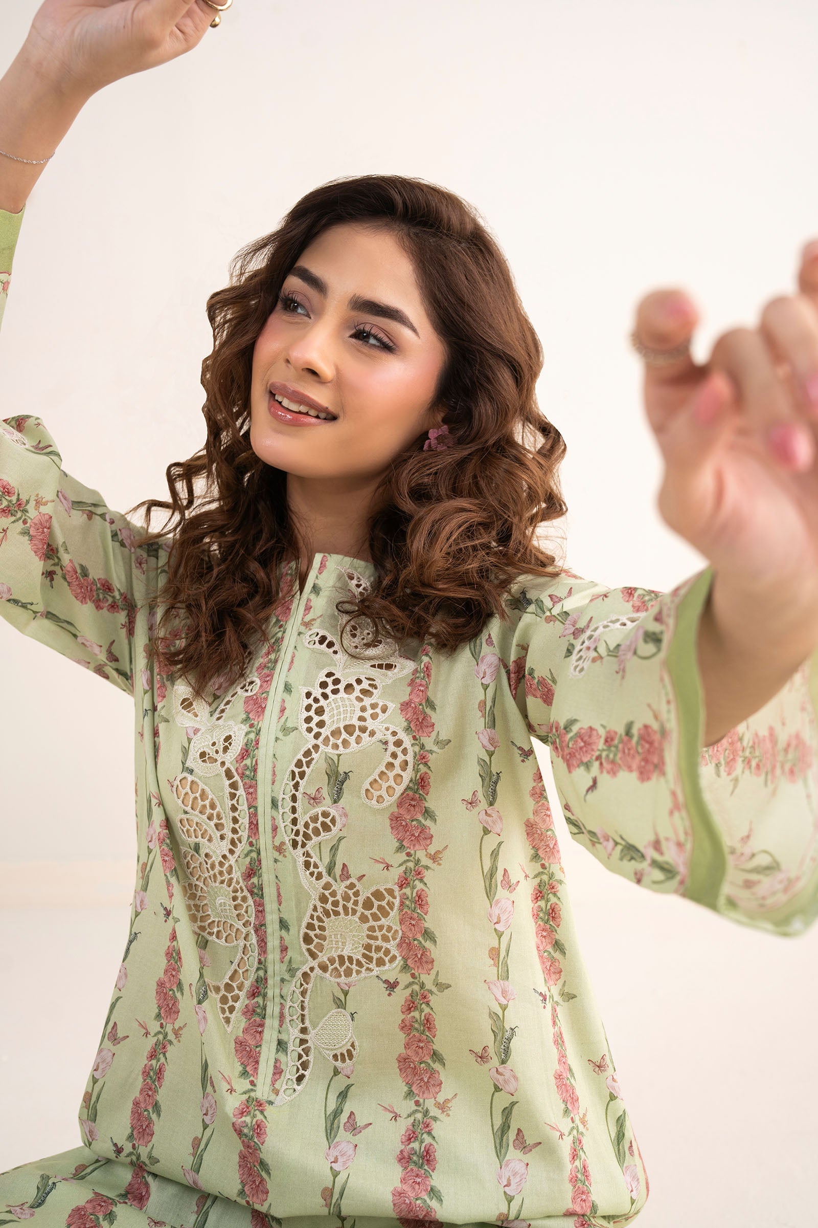 2 Pc Embroidered Lawn Suit