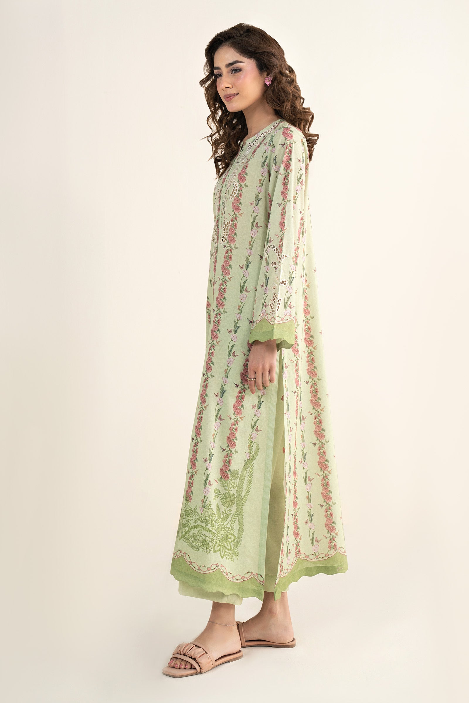 2 Pc Embroidered Lawn Suit