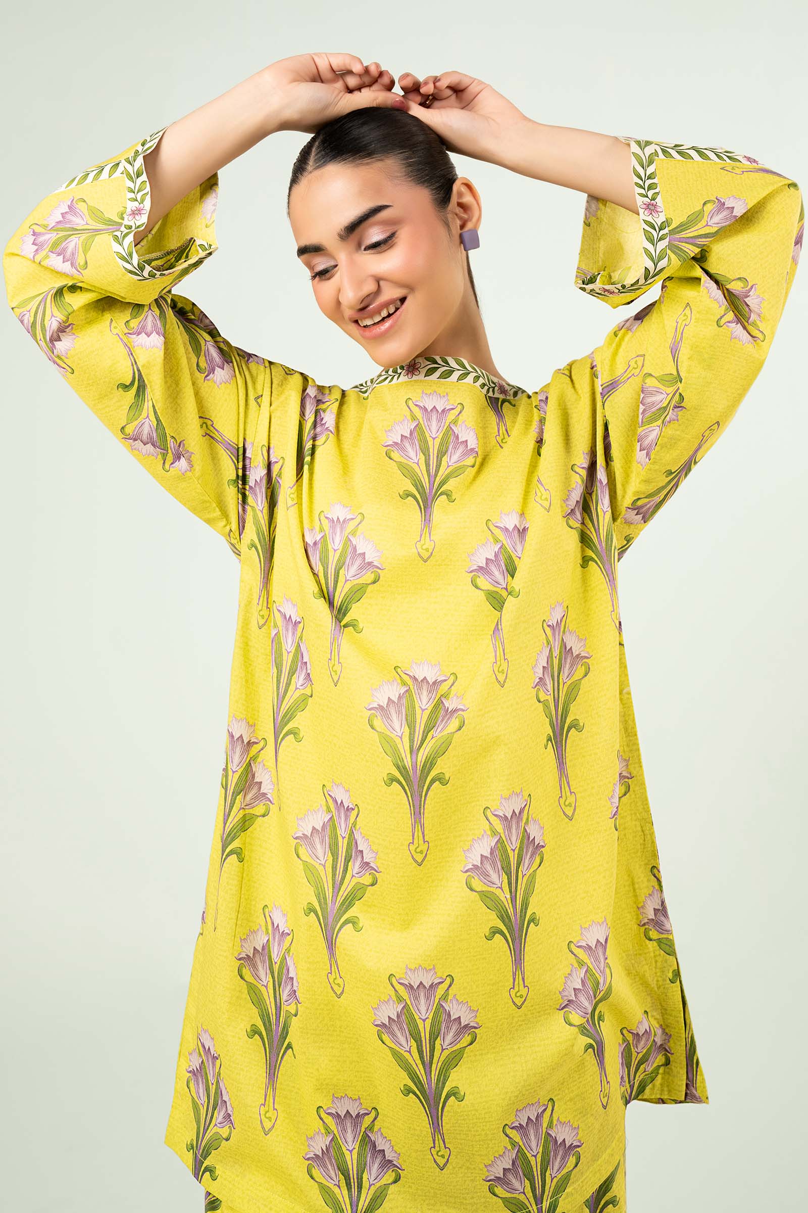 2 Pc Printed Lawn Suit