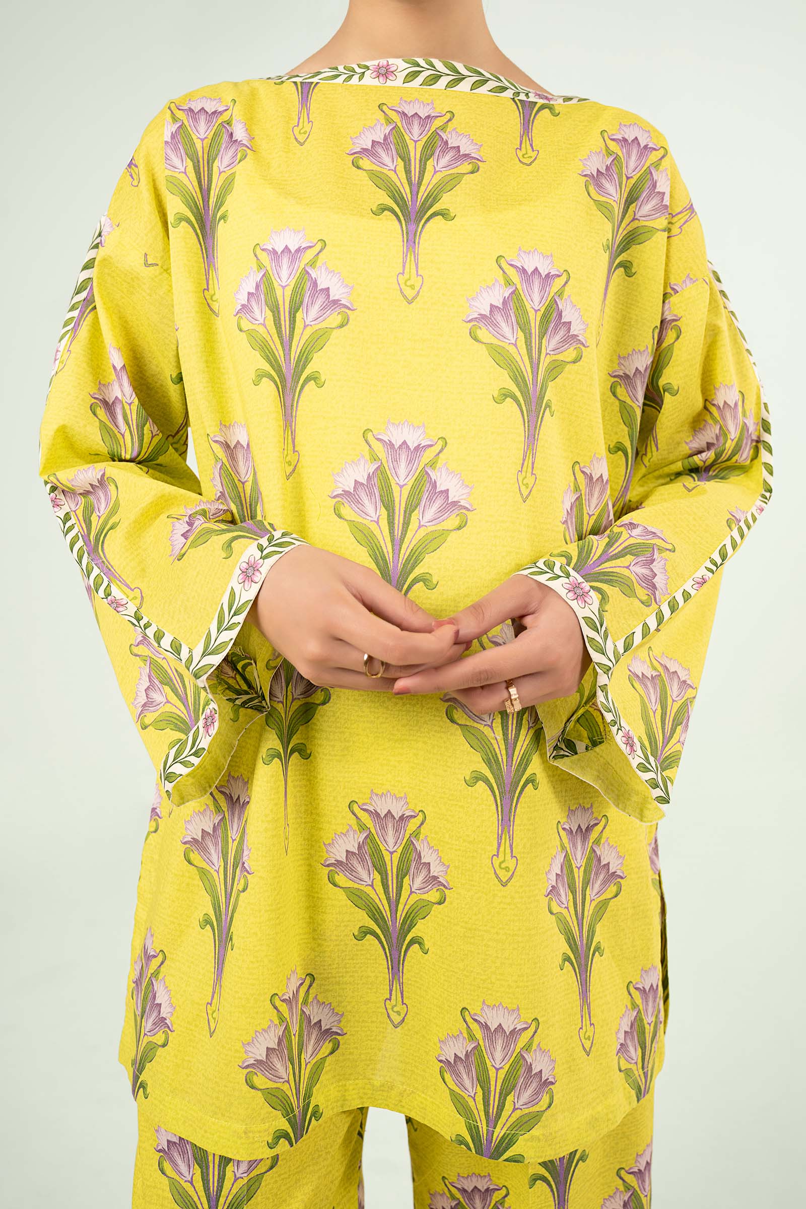 2 Pc Printed Lawn Suit