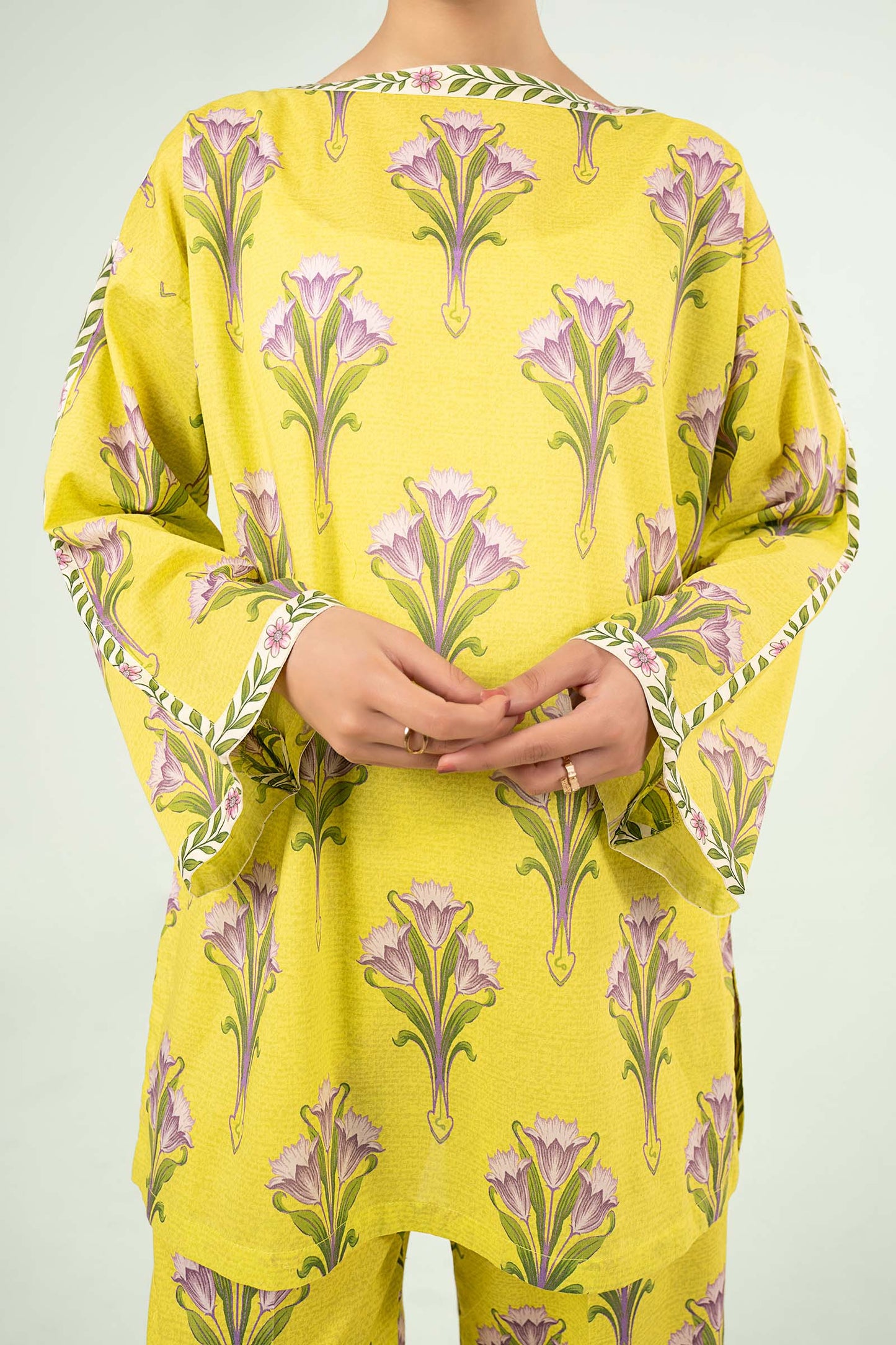 2 Pc Printed Lawn Suit