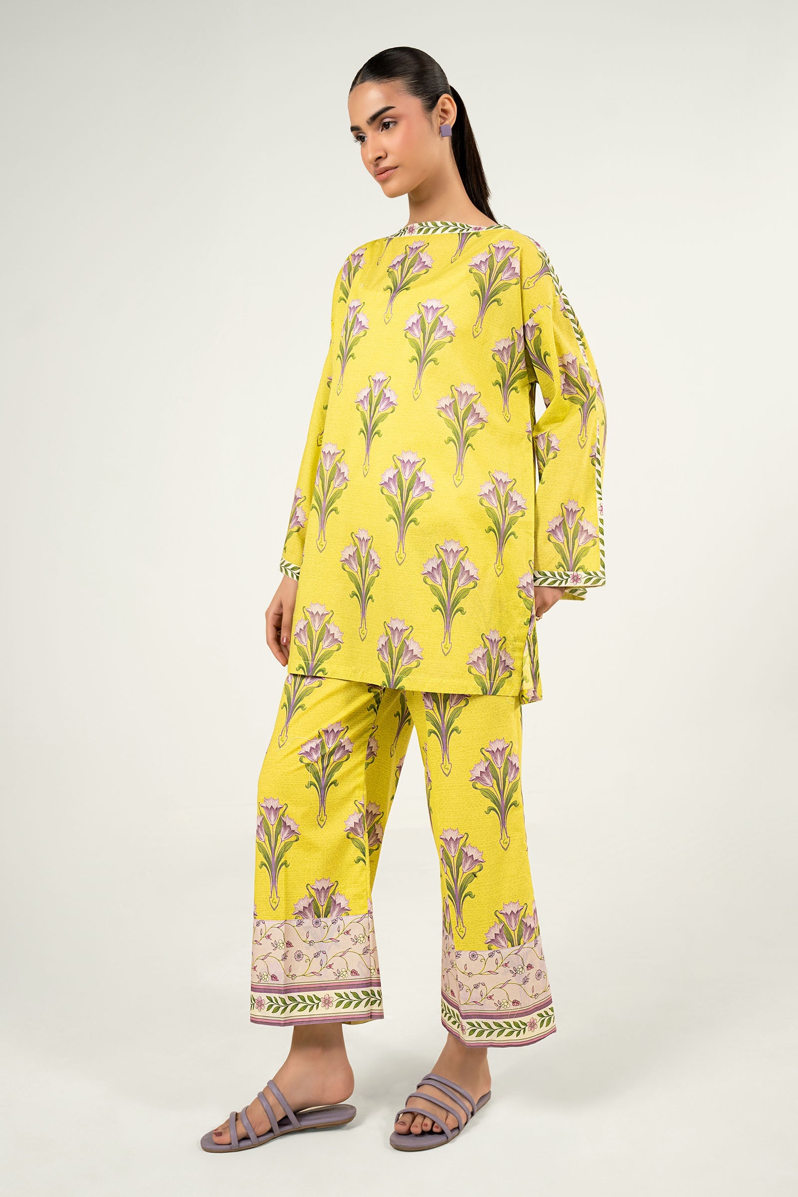 2 Pc Printed Lawn Suit