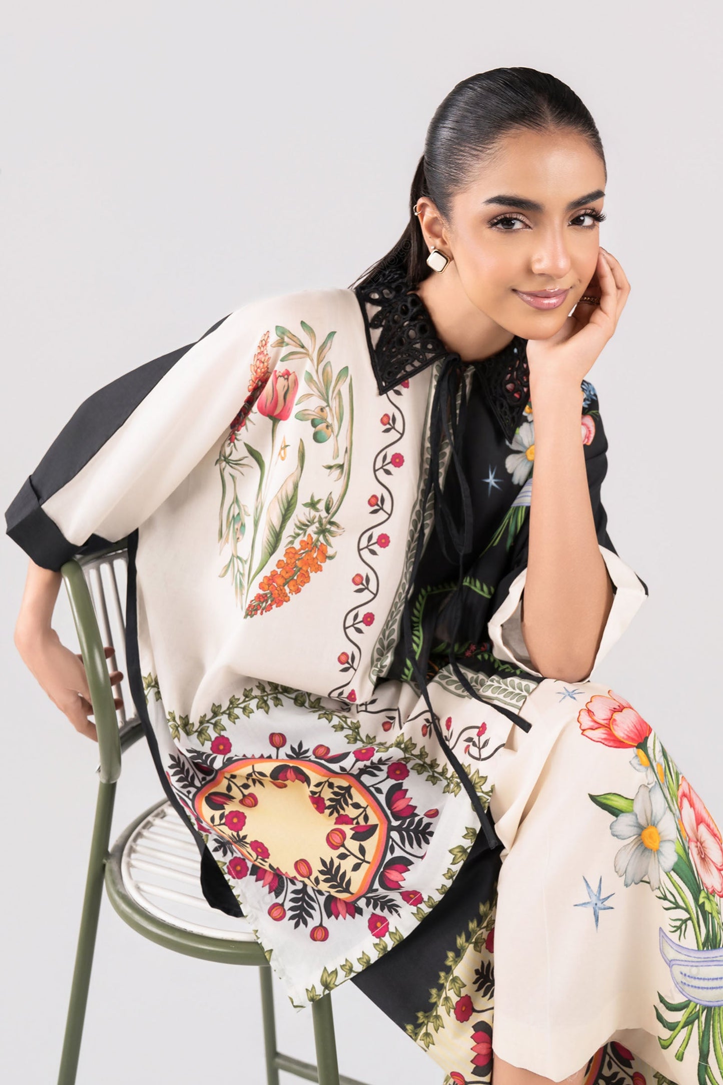 2 Pc Embroidered Lawn Suit