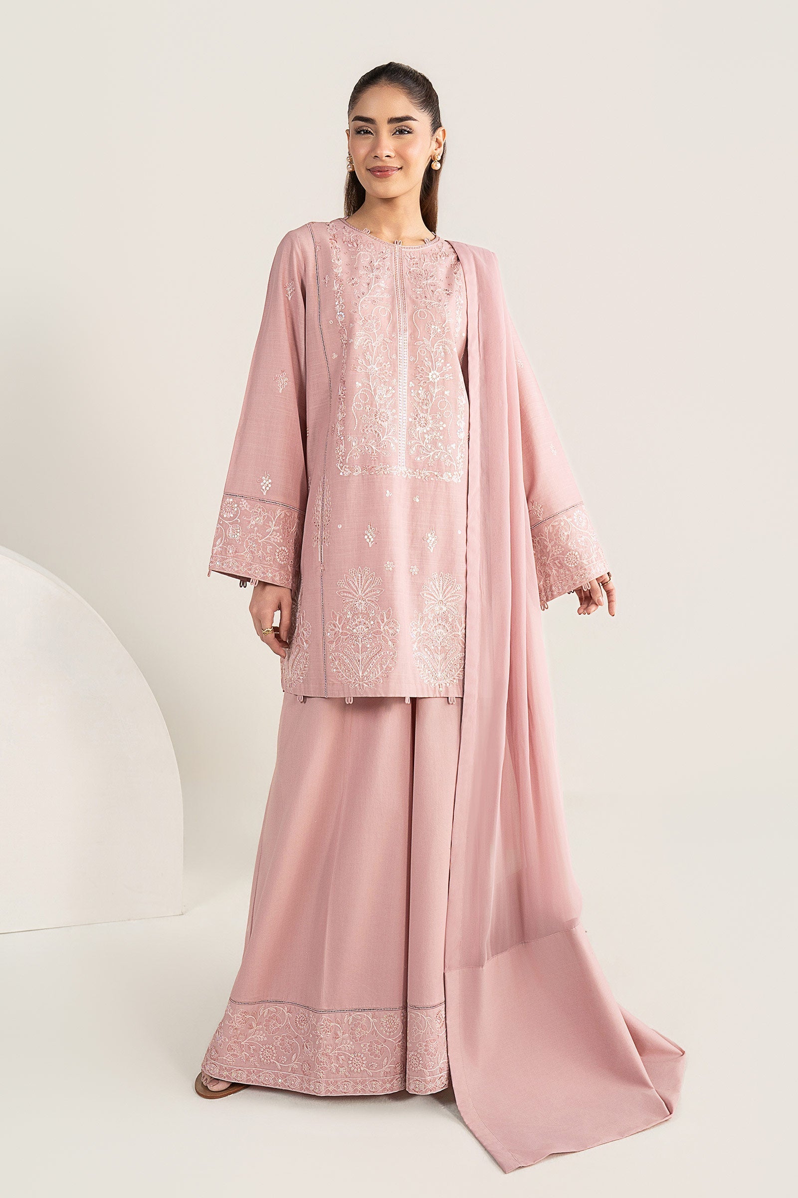Dyed Medium Silk Dupatta