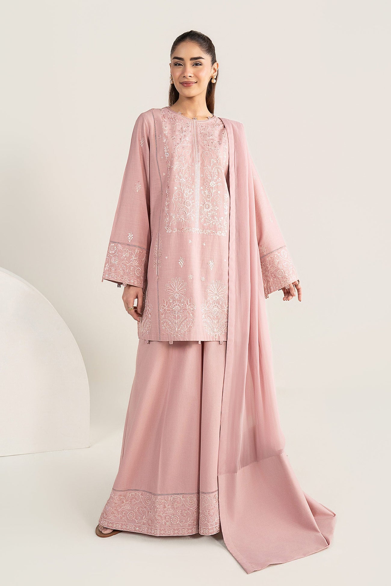 Dyed Medium Silk Dupatta