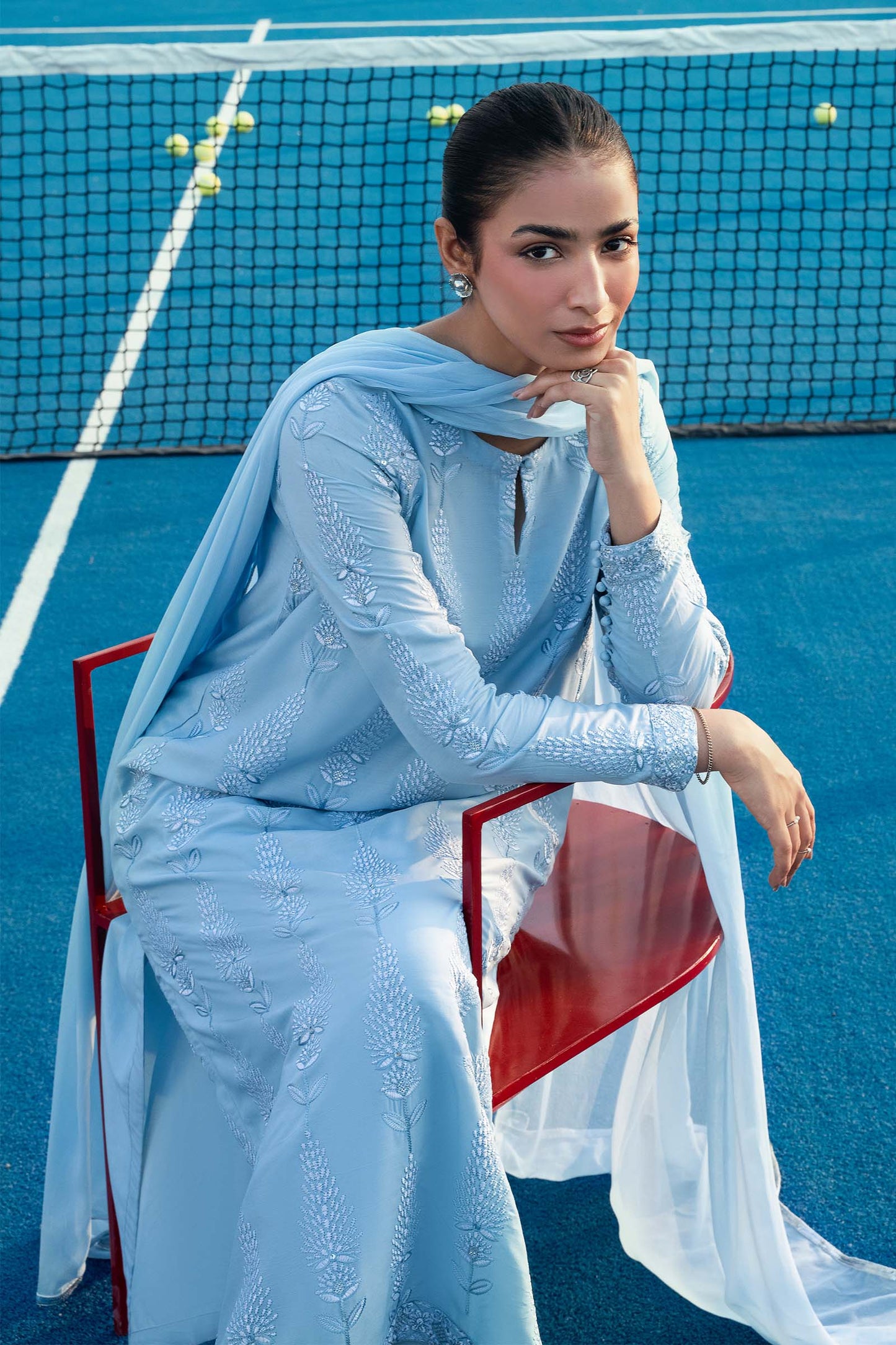 Dyed Chiffon Dupatta