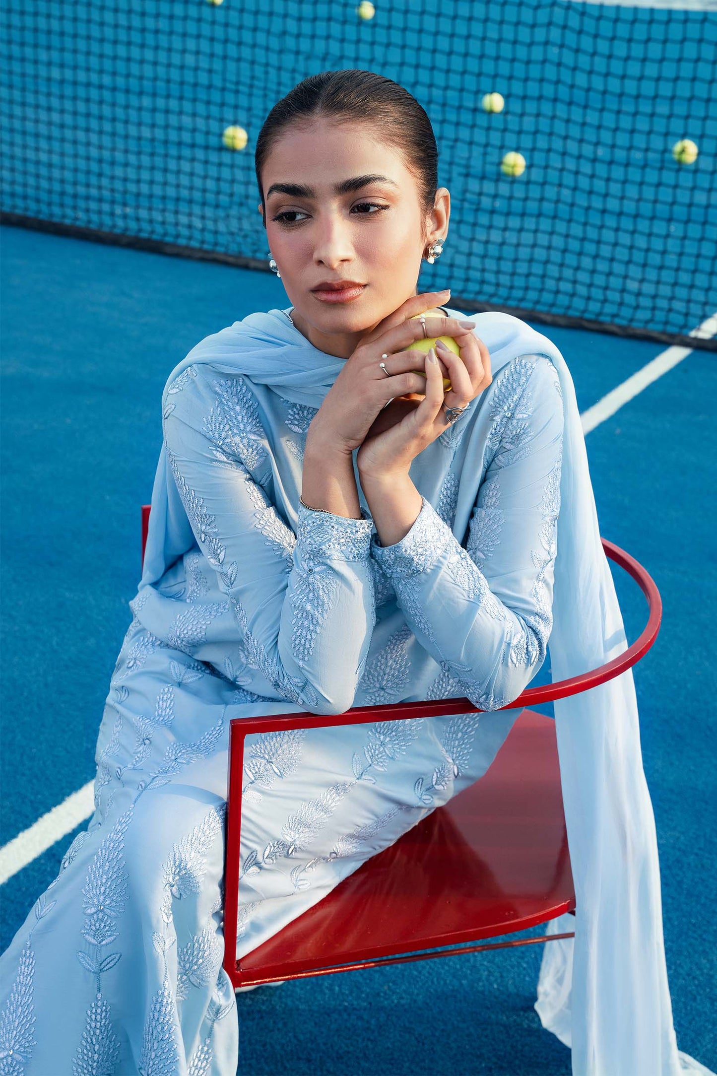 Dyed Chiffon Dupatta