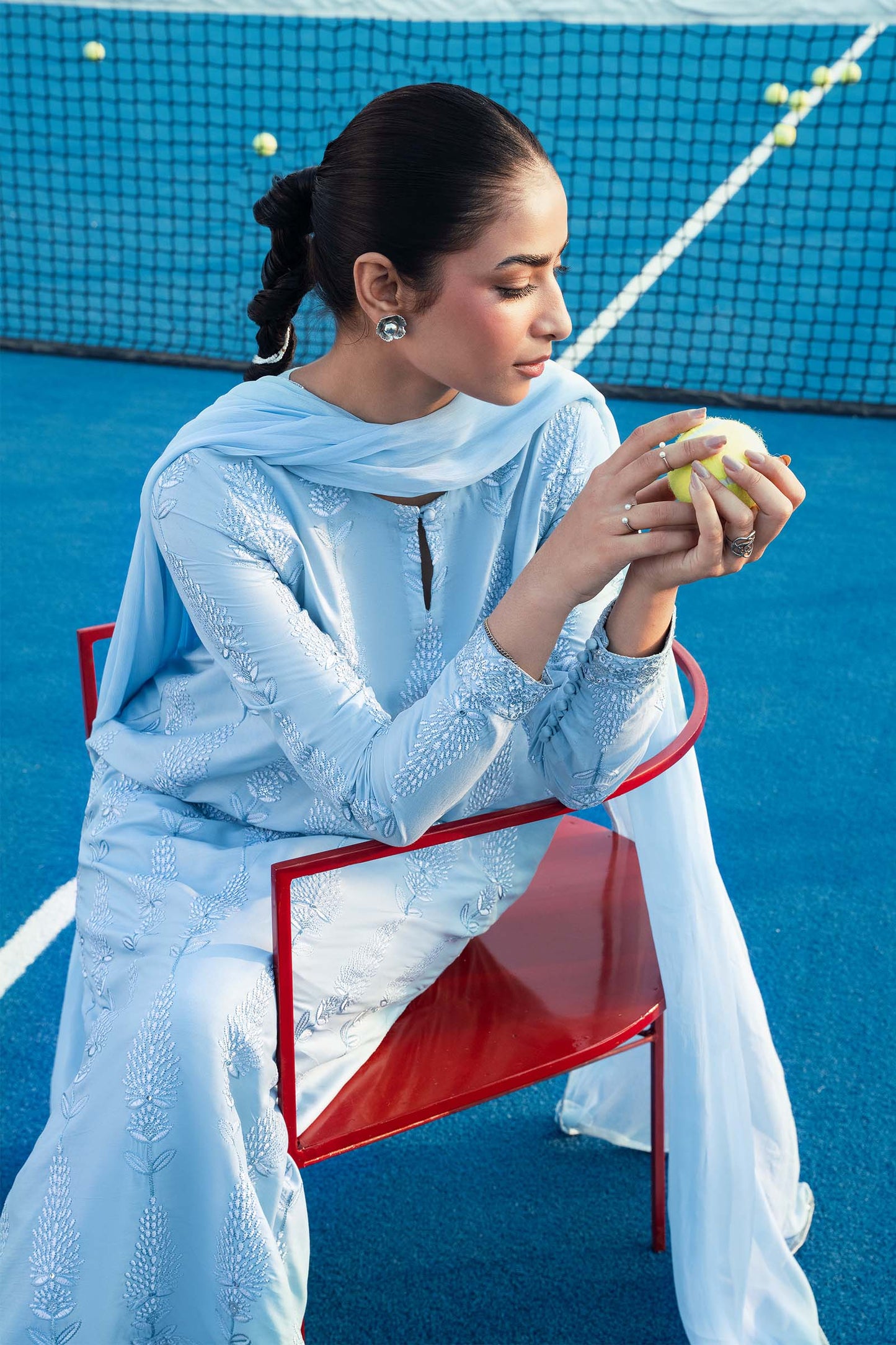 Dyed Chiffon Dupatta