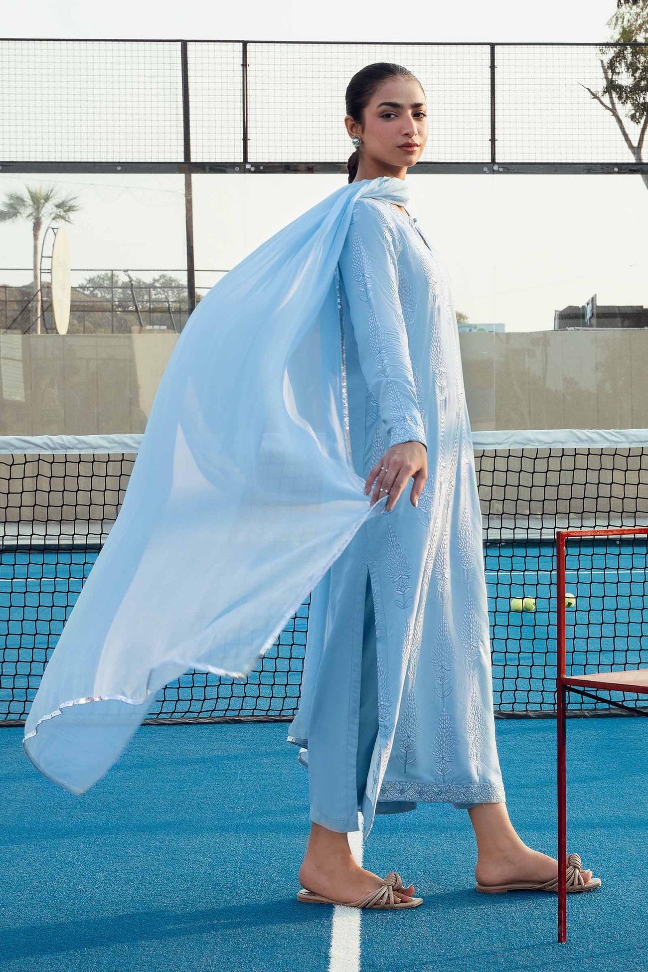 Dyed Chiffon Dupatta