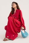 2 Pc Embroidered Dobby Cotton Suit