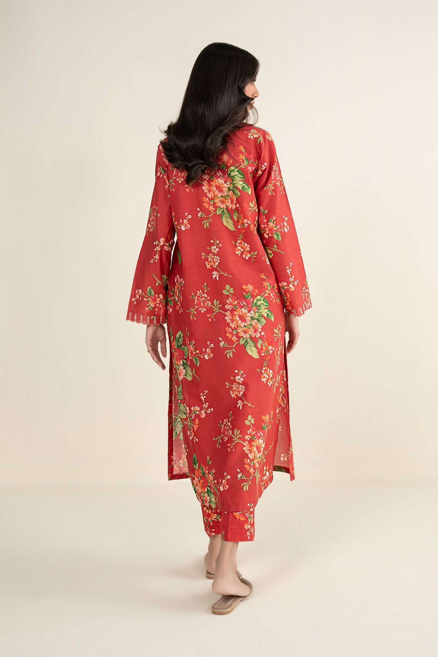 2 Pc Embroidered Lawn Suit
