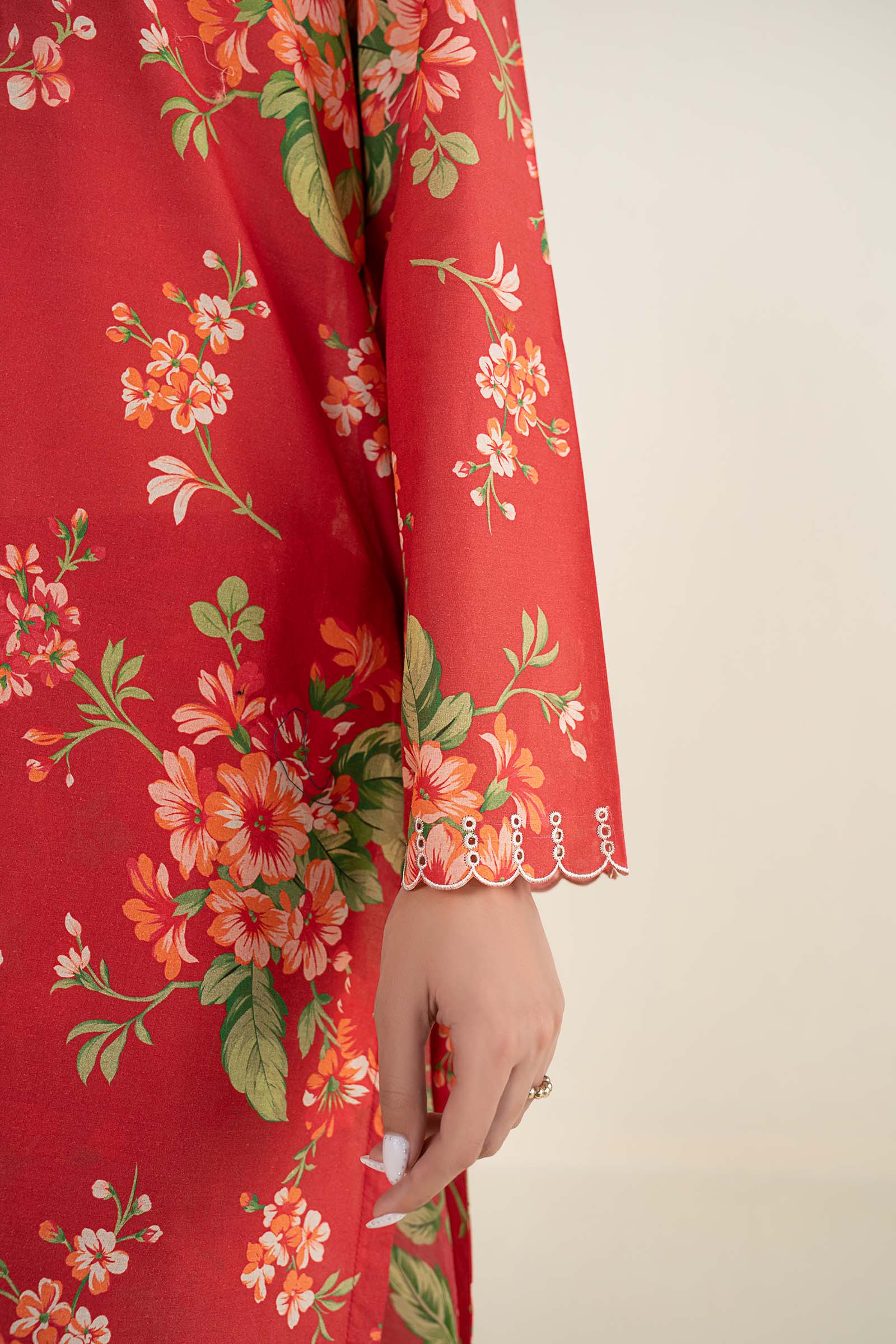 2 Pc Embroidered Lawn Suit