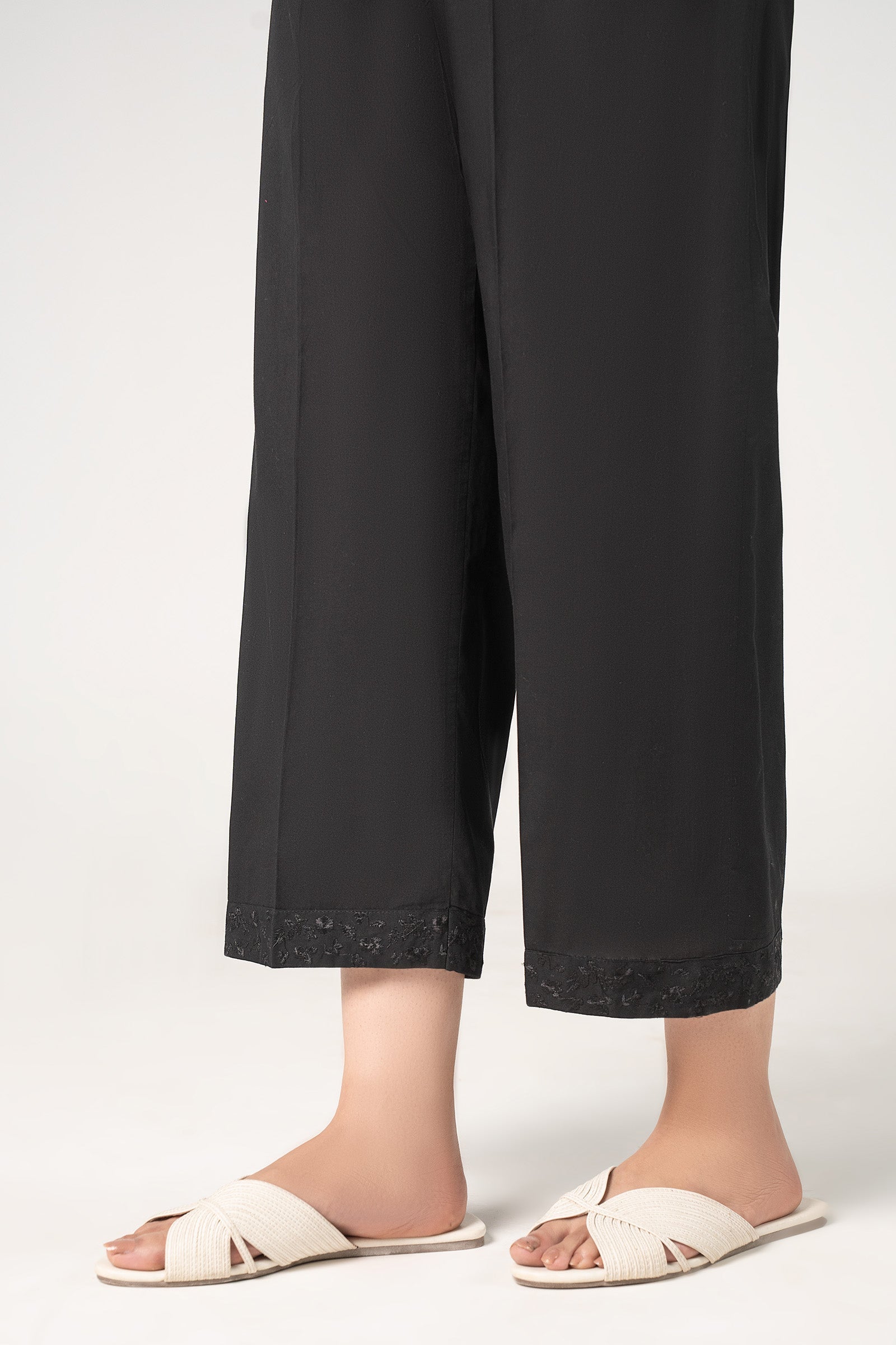 Embroidered Cambric Trouser