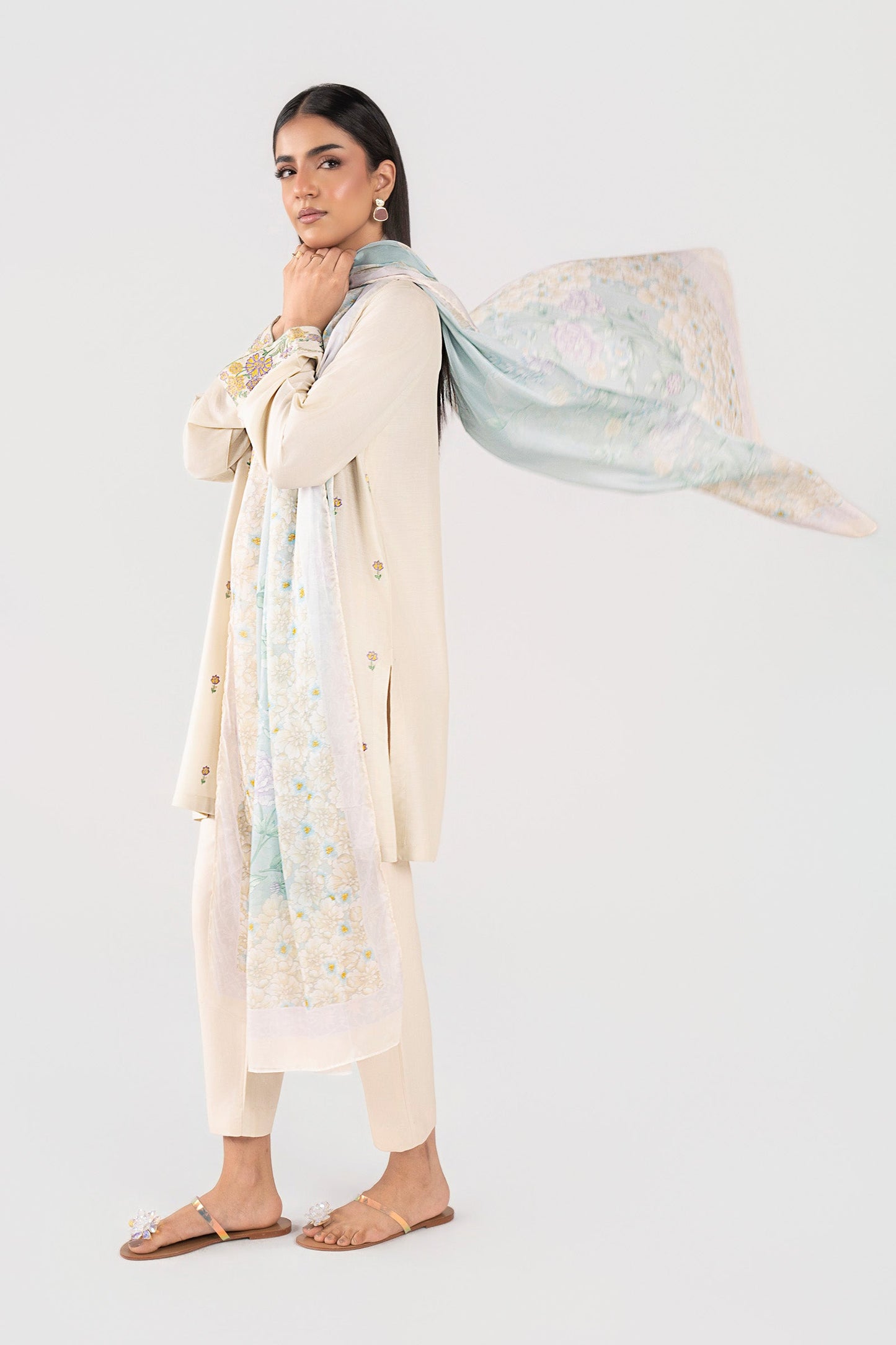 Printed Medium Silk Dupatta