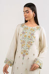 2 Pc Embroidered Arabic Lawn Suit