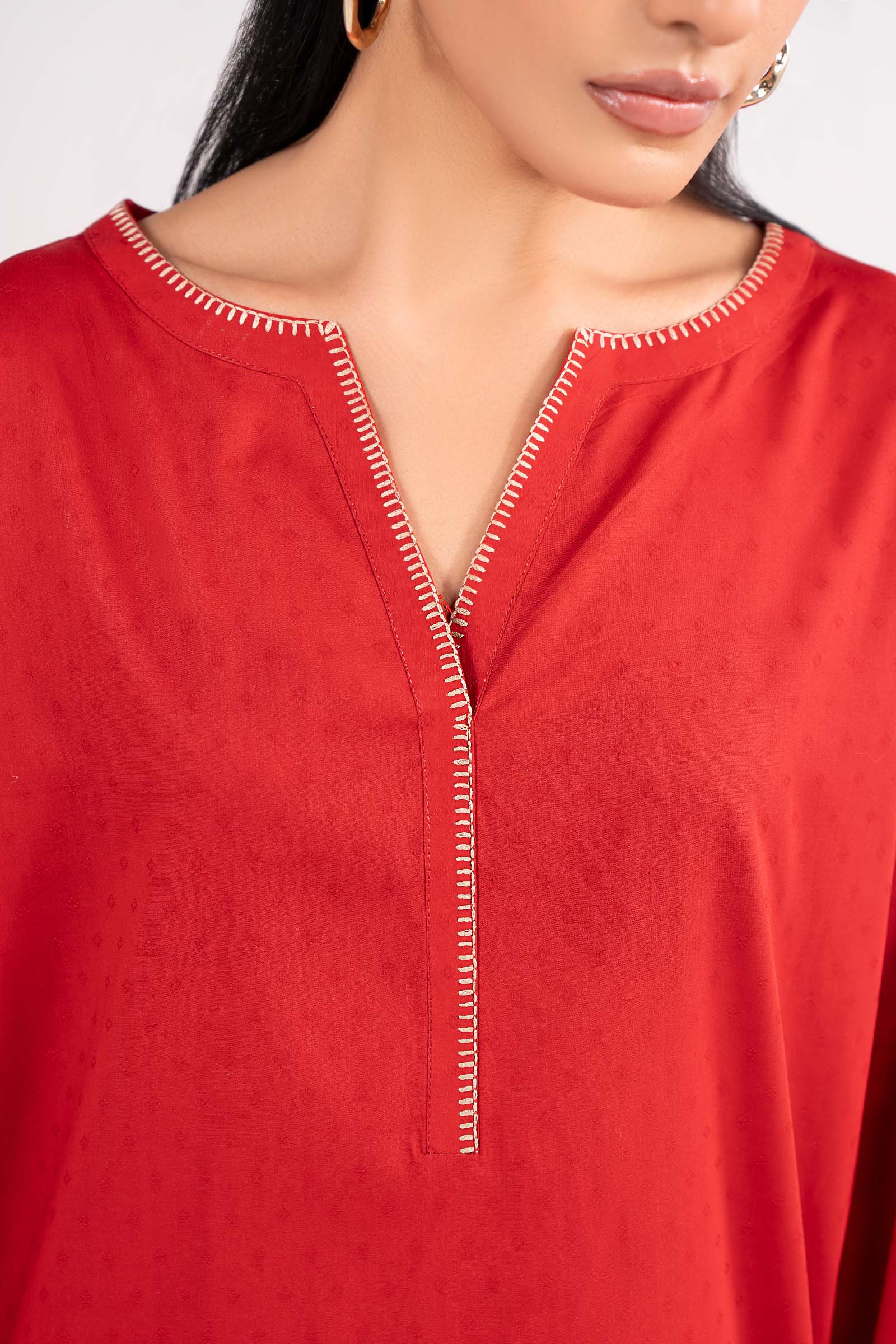 2 Pc Dyed Dobby Cotton Suit