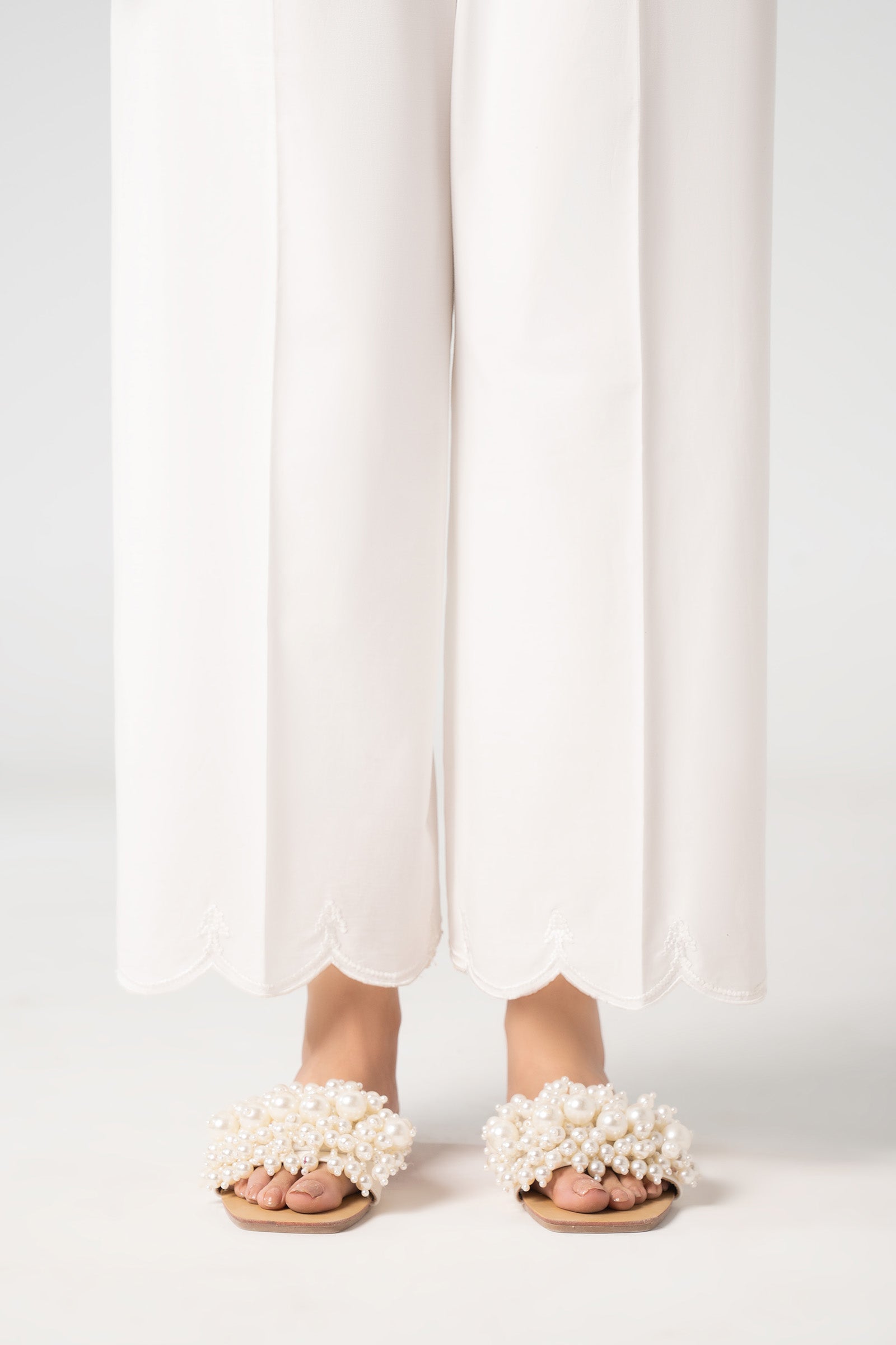 Embroidered Cambric Trouser