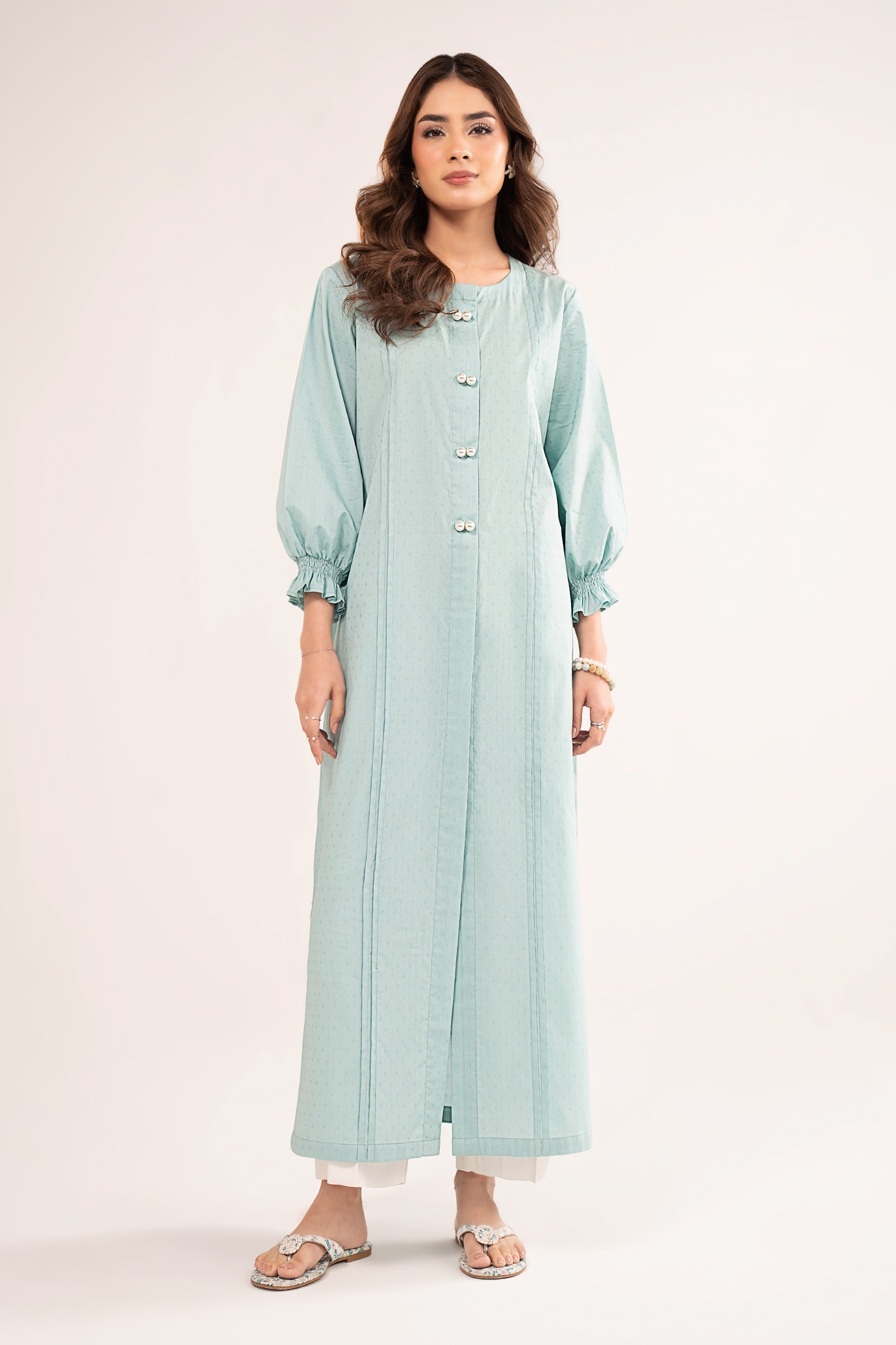 Dyed Dobby Cotton Shirt